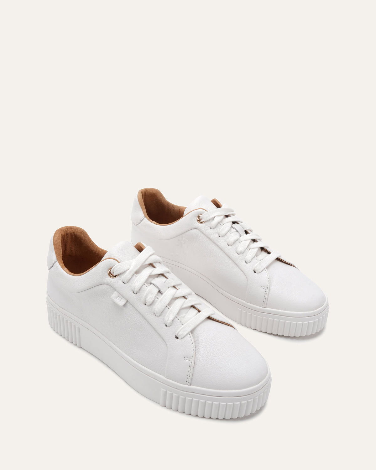 CREST SNEAKERS WHITE LEATHER