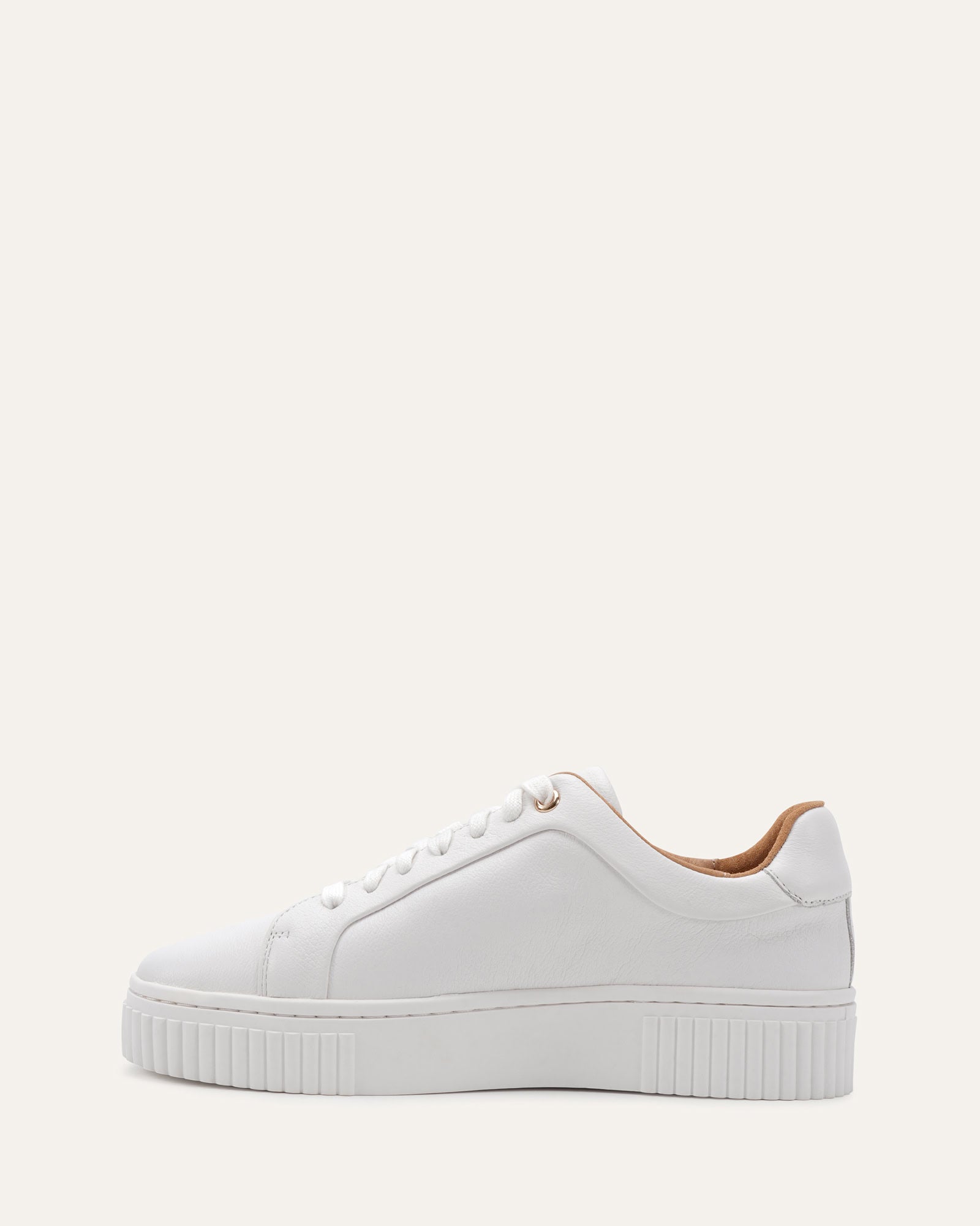 CREST SNEAKERS WHITE LEATHER image