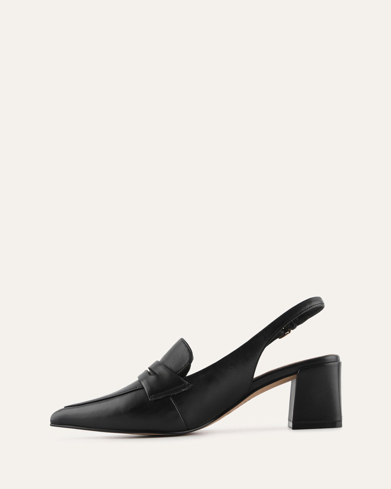 CARLTON LOW HEELS BLACK LEATHER image