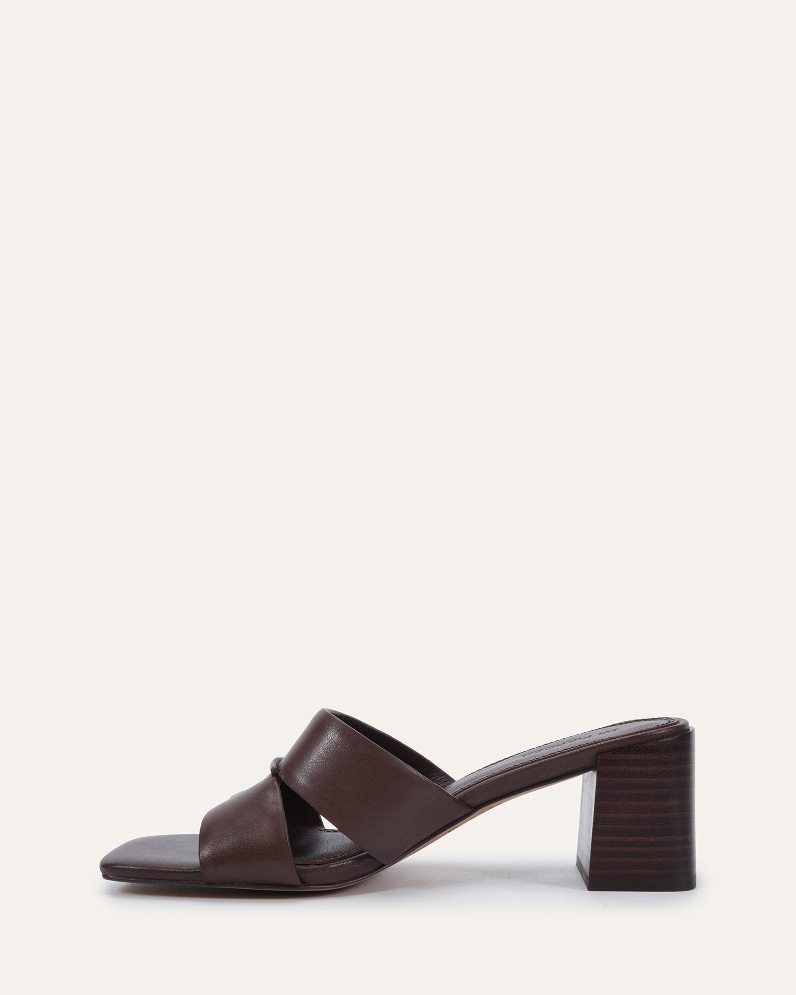 CARREE MID SANDALS CHOCOLATE LEATHER image
