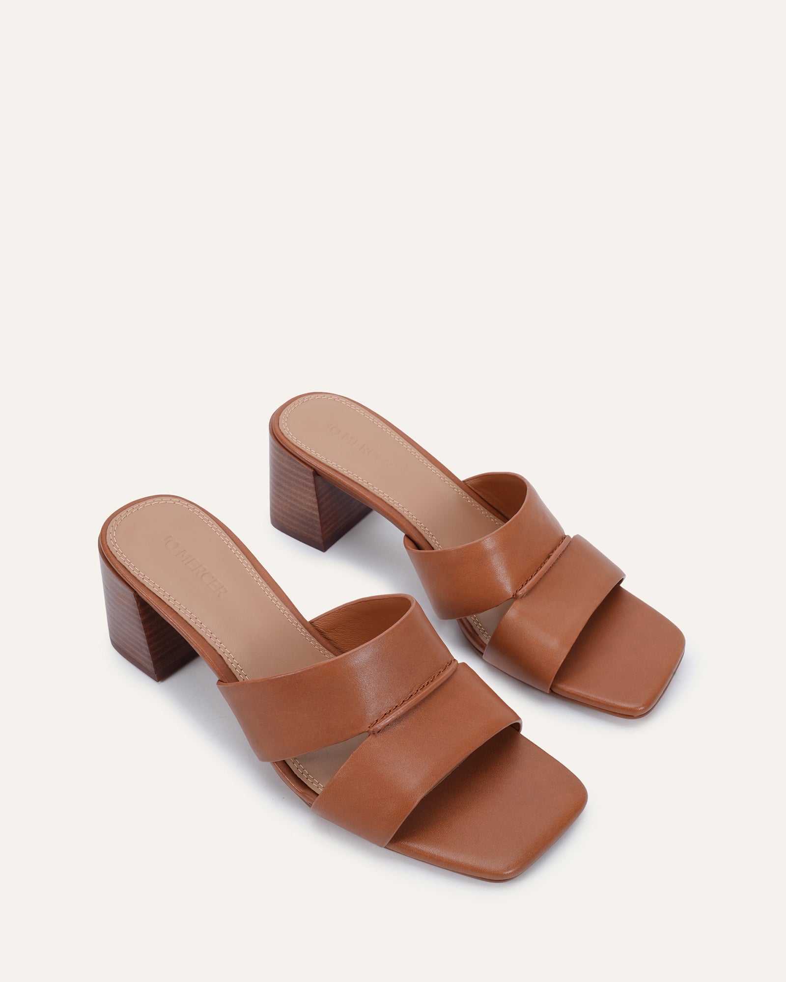 CARREE MID SANDALS TUSCAN TAN LEATHER image