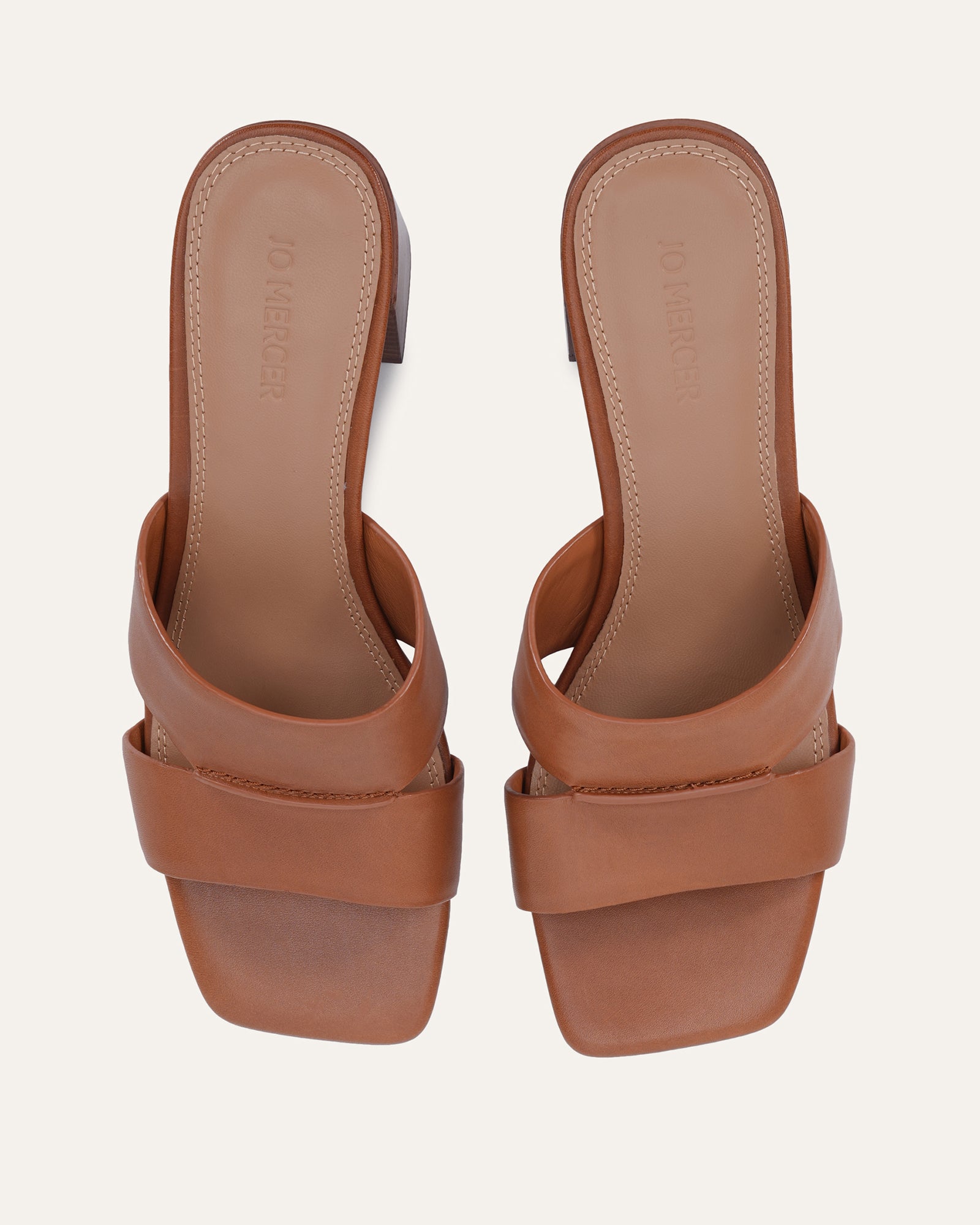 CARREE MID SANDALS TUSCAN TAN LEATHER image