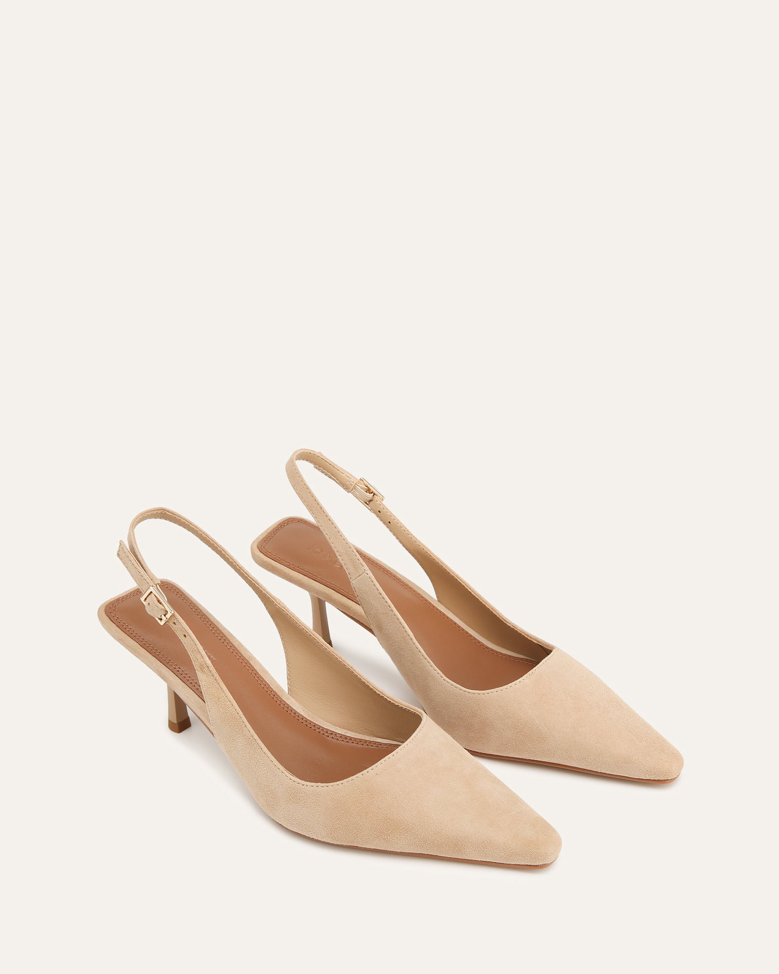 CARTER MID HEELS CAMEL SUEDE