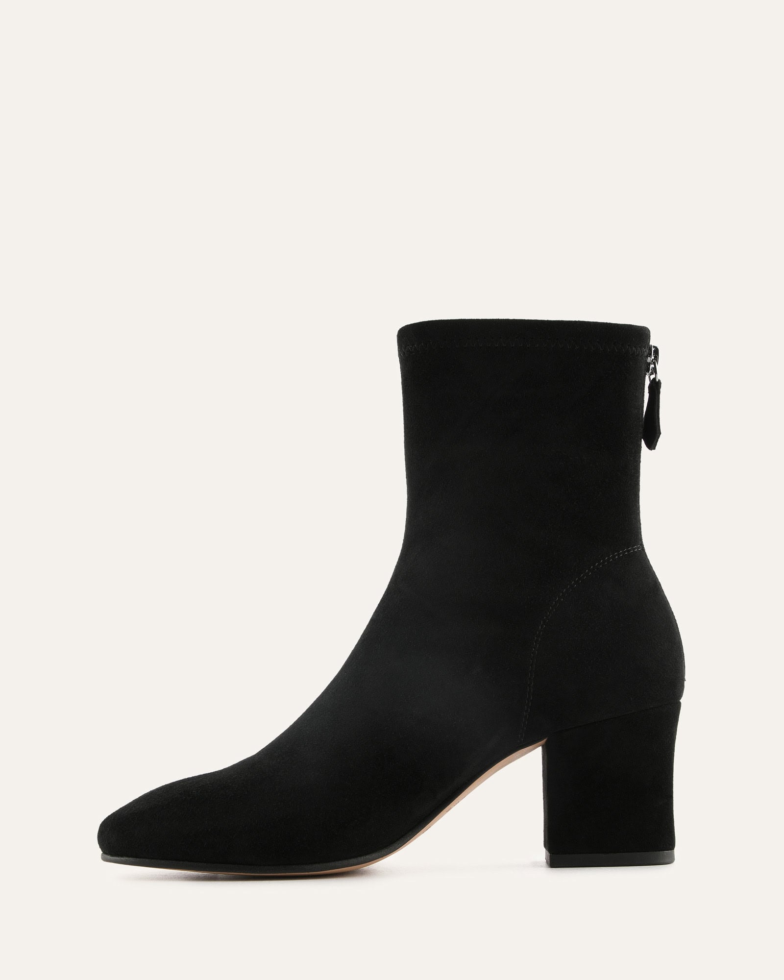 CARVE MID ANKLE BOOTS BLACK SUEDE image