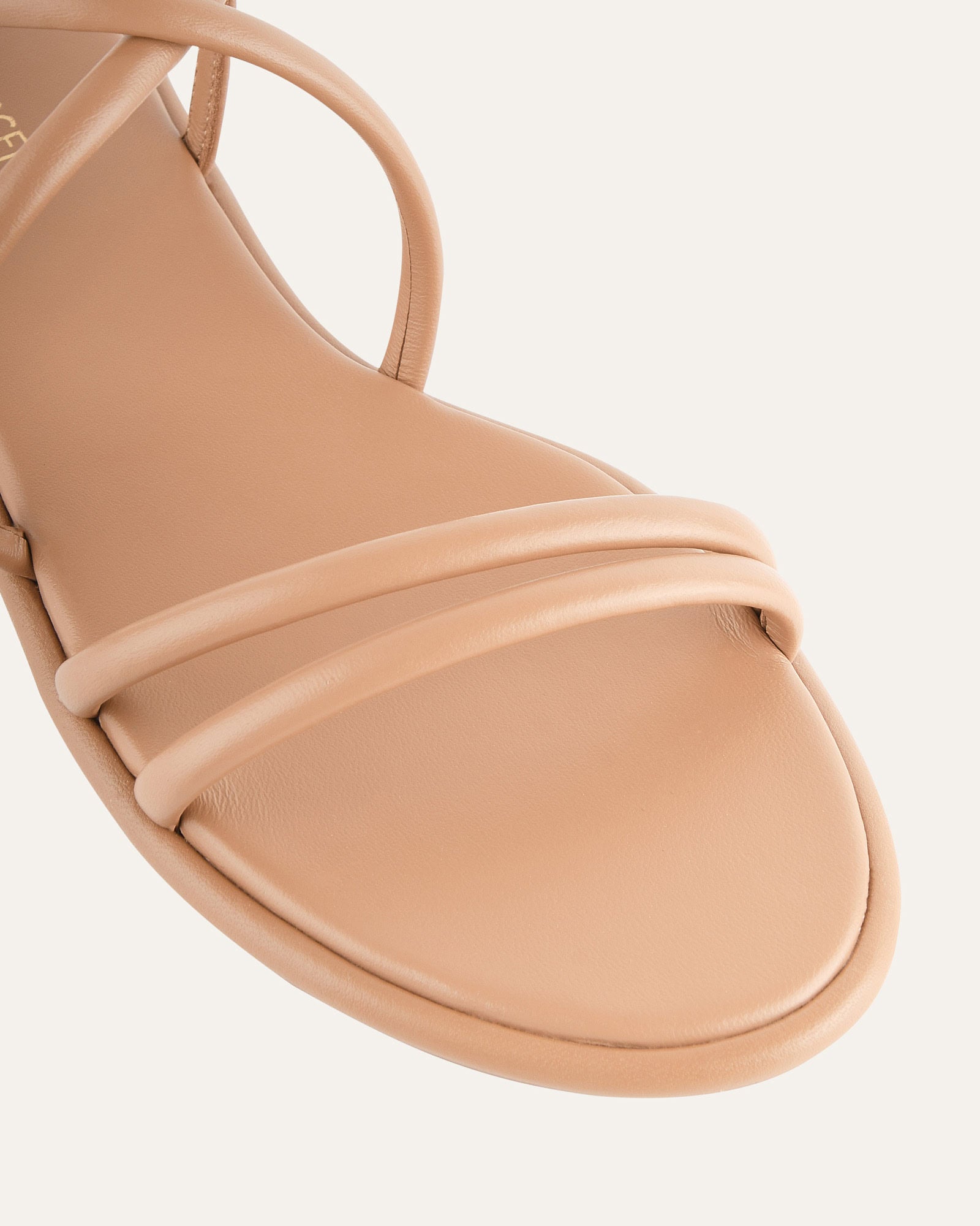 CATALINA FLAT SANDALS TOFFEE LEATHER image