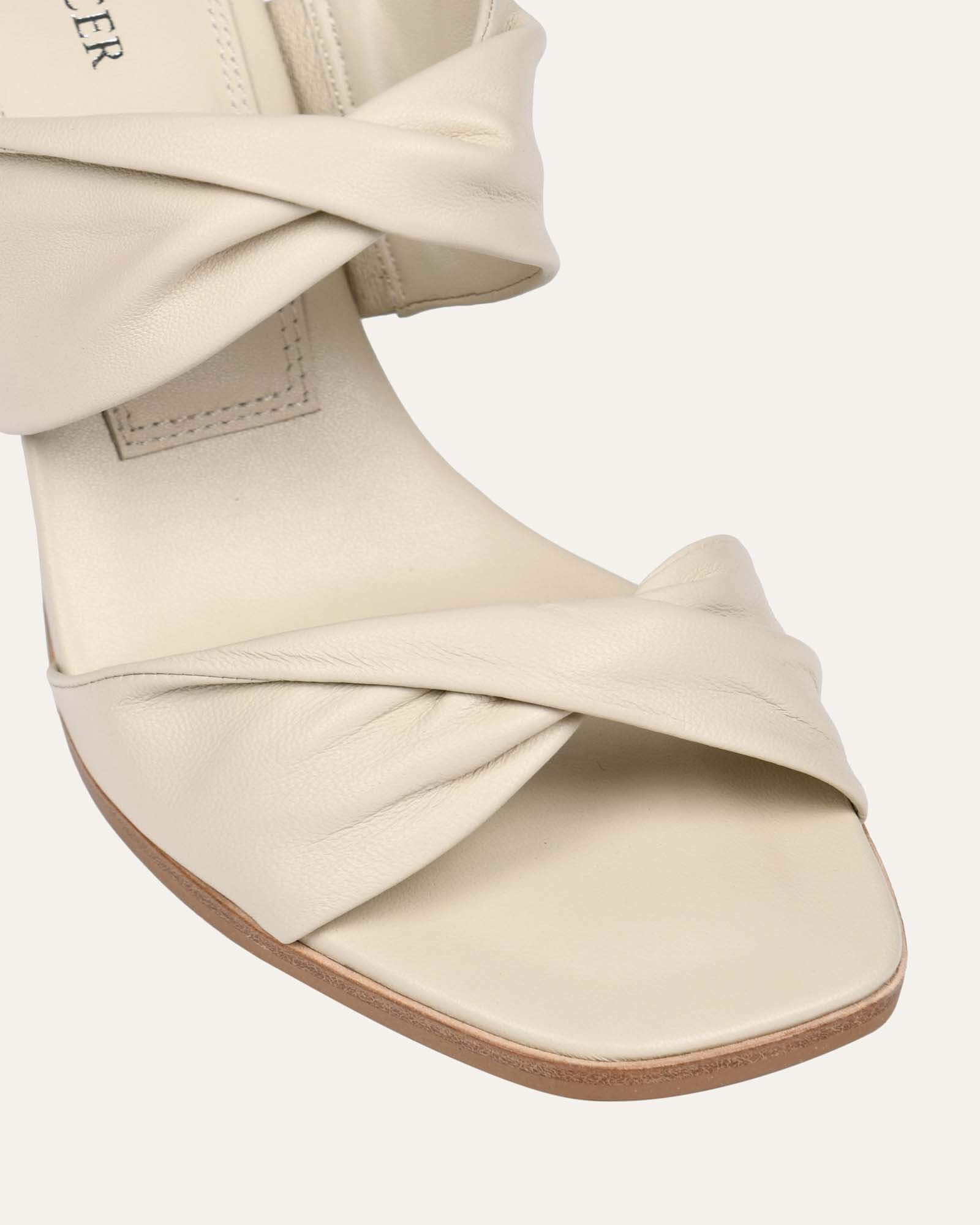 CAYLIE HIGH HEEL SANDALS BONE LEATHER image