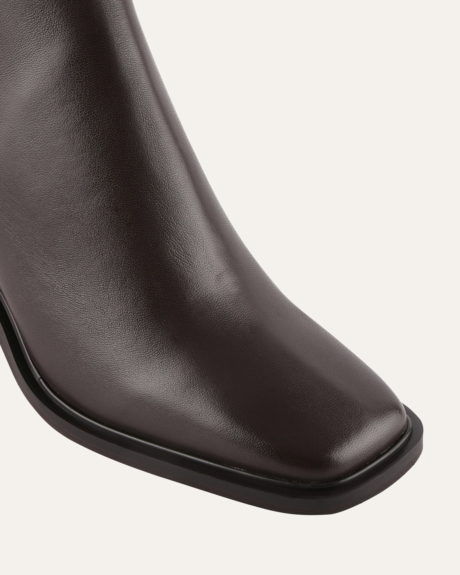 CHARLIE MID ANKLE BOOTS BITTER CHOC LEATHER image