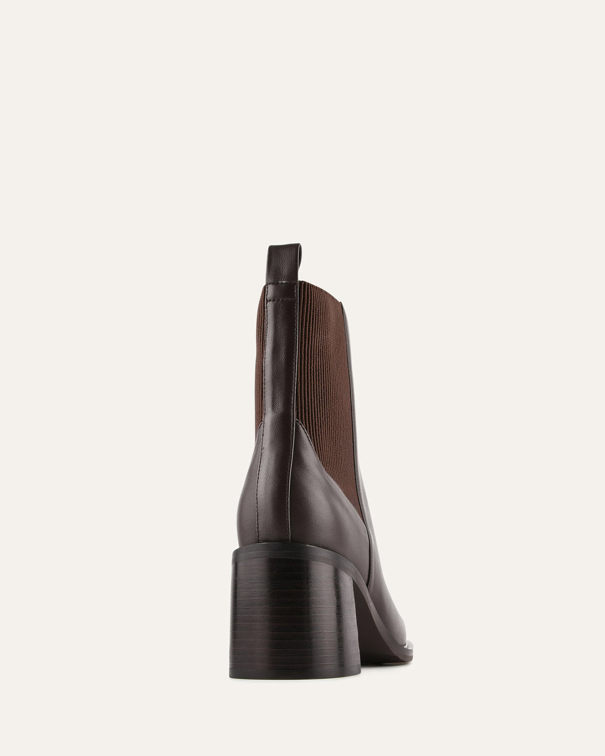 CHARLIE MID ANKLE BOOTS BITTER CHOC LEATHER