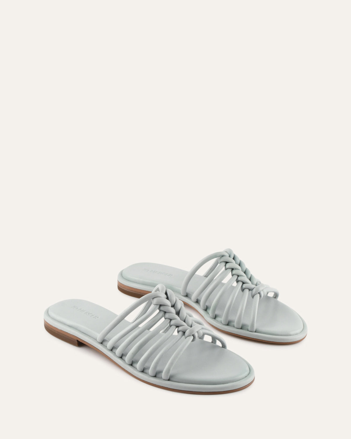 CHIA FLAT SANDALS DUSK BLUE LEATHER