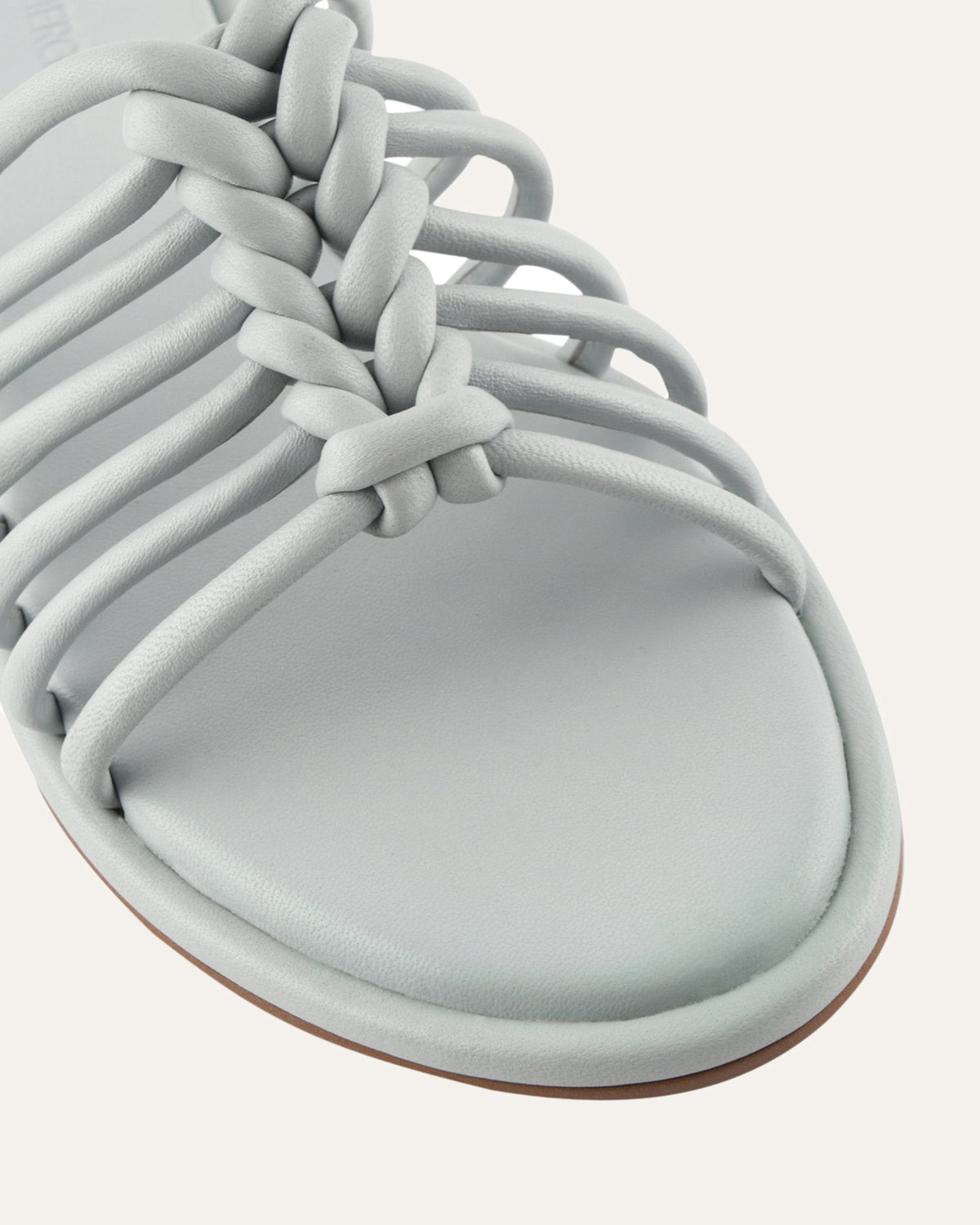 CHIA FLAT SANDALS DUSK BLUE LEATHER