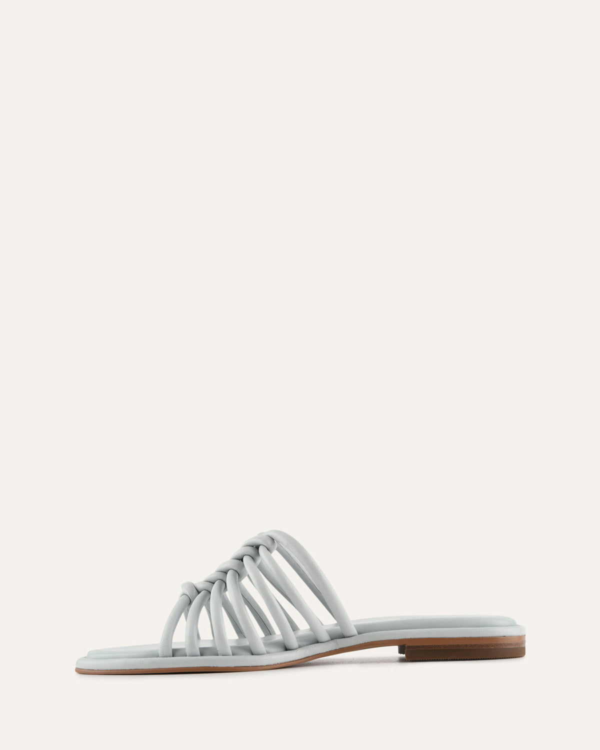 CHIA FLAT SANDALS DUSK BLUE LEATHER