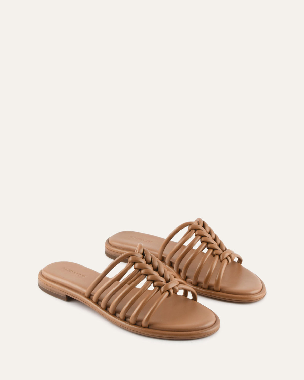 CHIA FLAT SANDALS TUSCAN TAN LEATHER