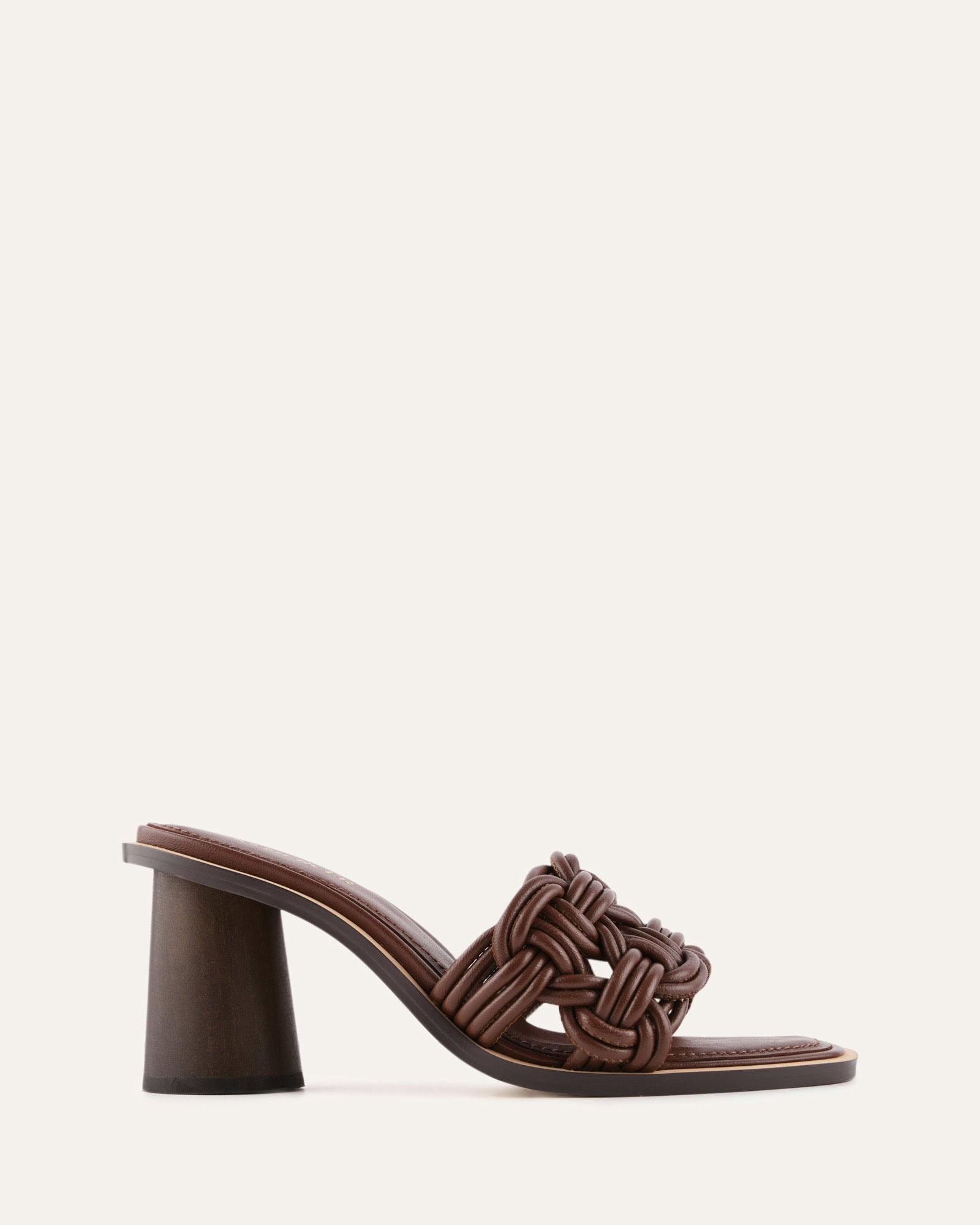 CIELO MID HEEL SANDALS PECAN LEATHER image