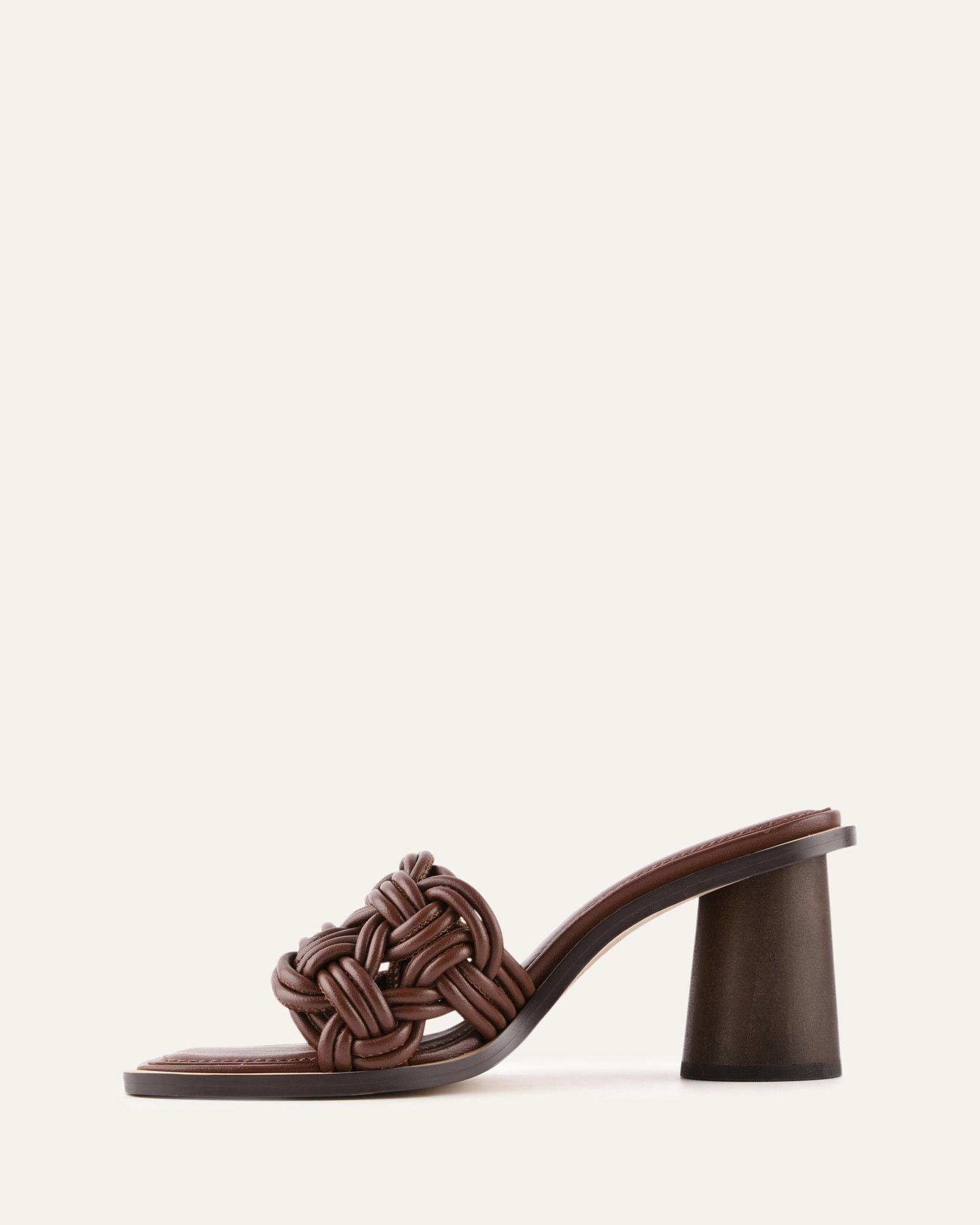 CIELO MID HEEL SANDALS PECAN LEATHER image