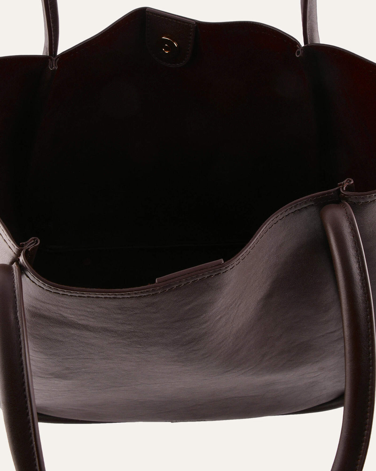 CILLIAN TOTE BAG BITTER CHOC LEATHER