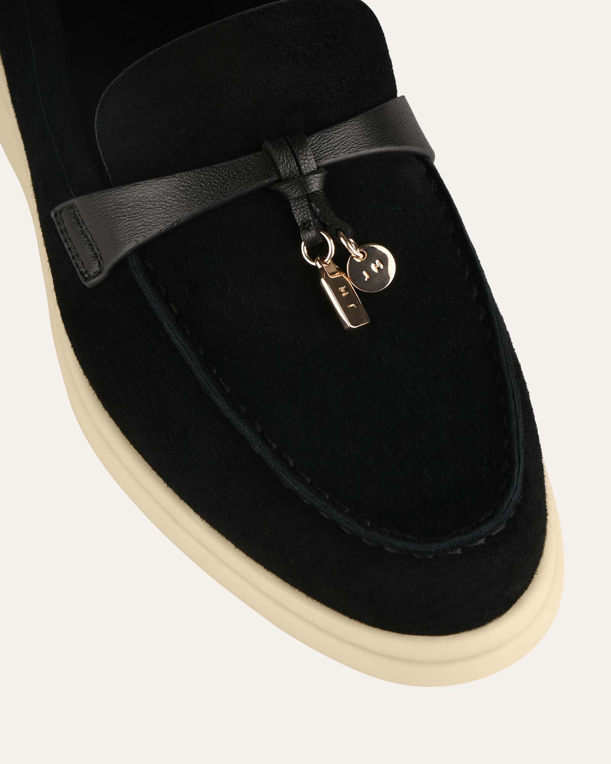 CIRCA LOAFERS SOFT BLACK SUEDE