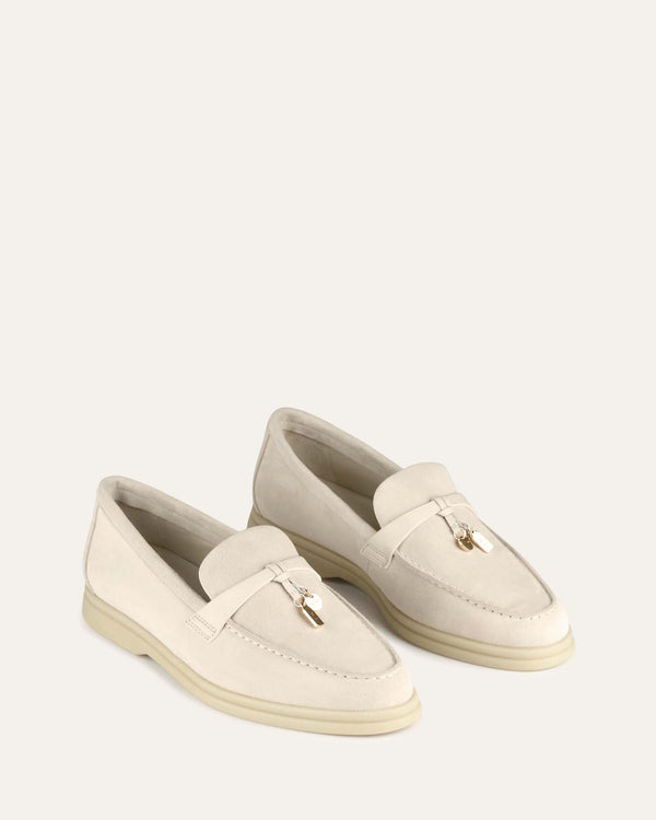 CIRCA LOAFERS SOFT SAND SUEDE - Jo Mercer