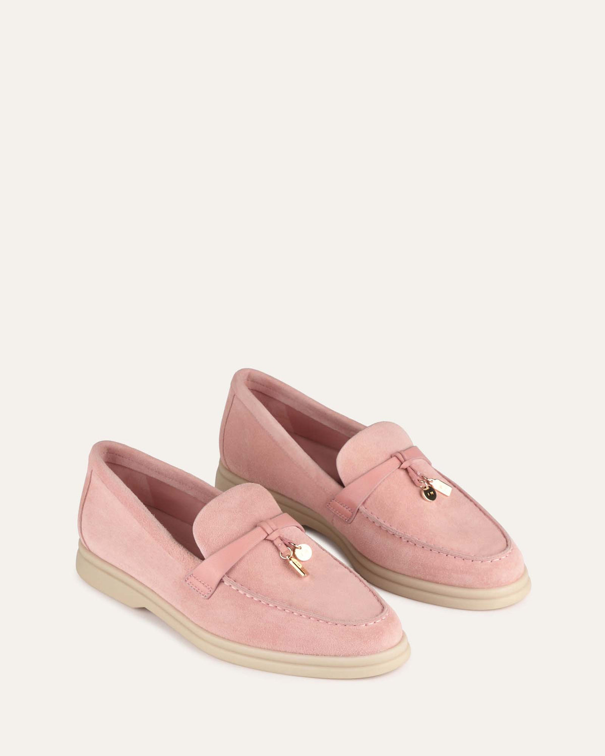 CIRCA LOAFERS SOFT PINK SUEDE