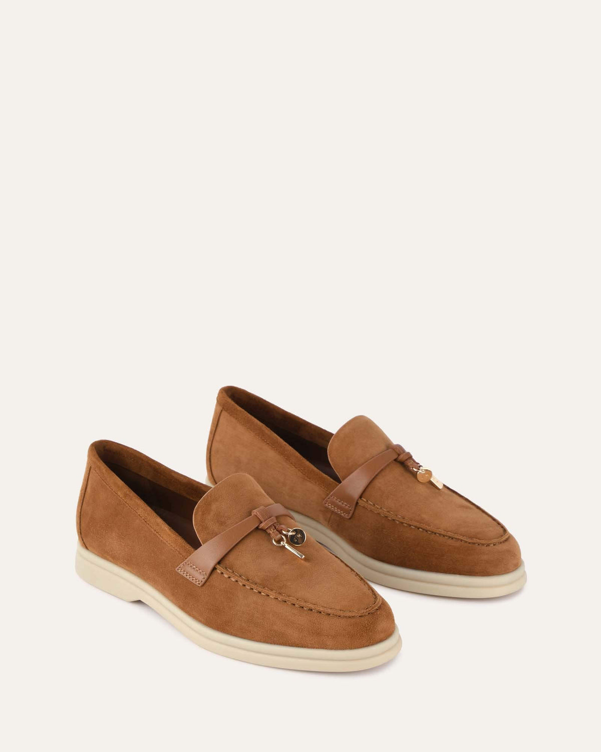 CIRCA LOAFERS TAN SUEDE