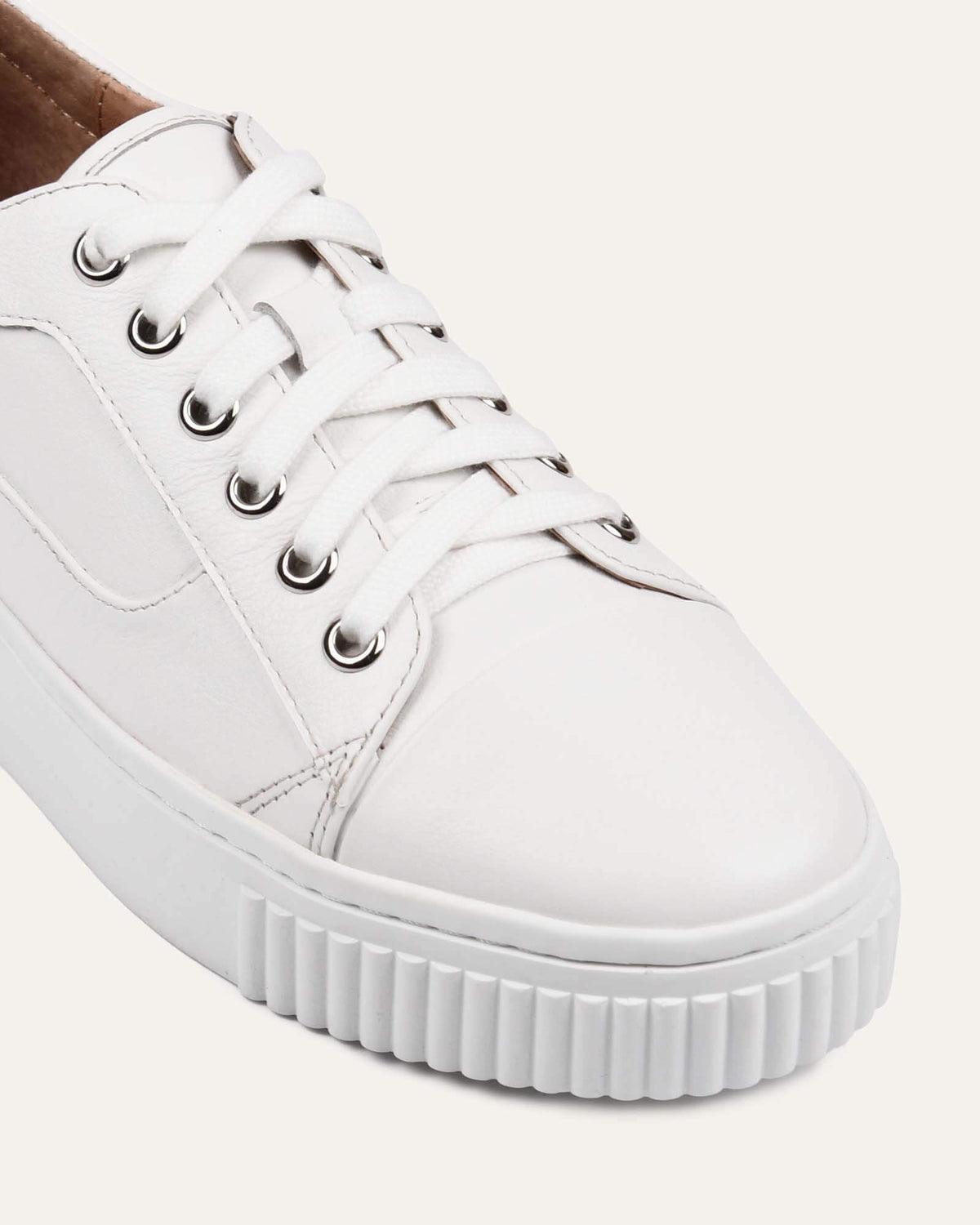 CLAREMONT SNEAKERS WHITE LEATHER