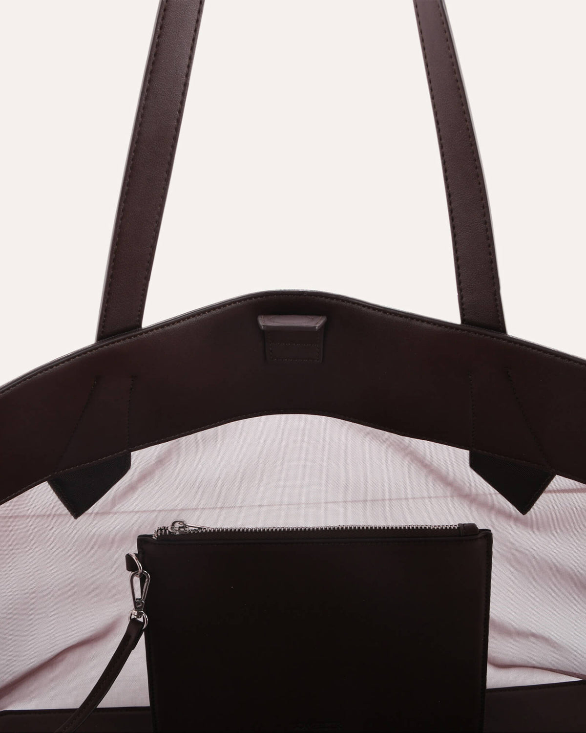 CLEMENT TOTE BAG CHOCOLATE MESH