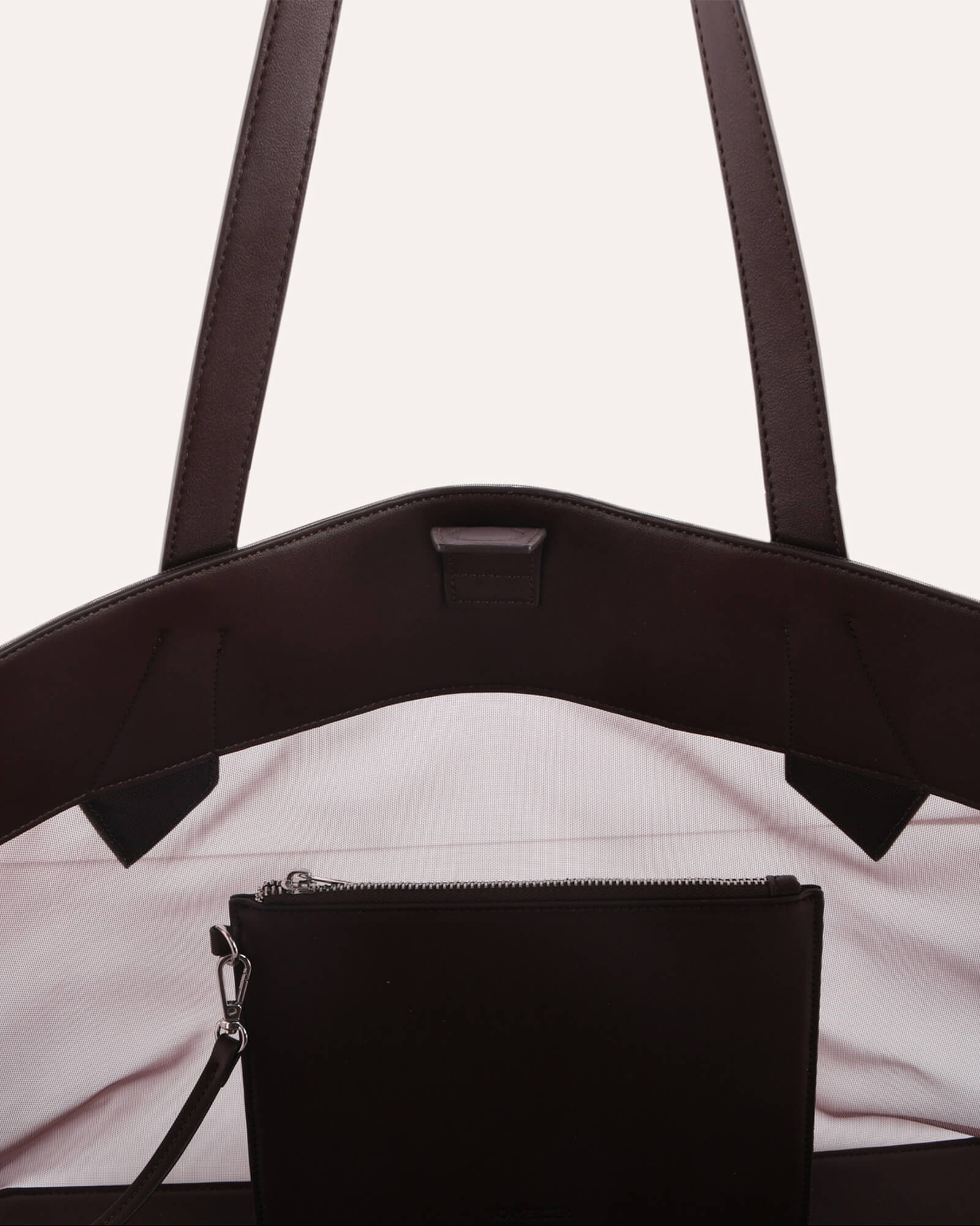 CLEMENT TOTE BAG CHOCOLATE MESH image