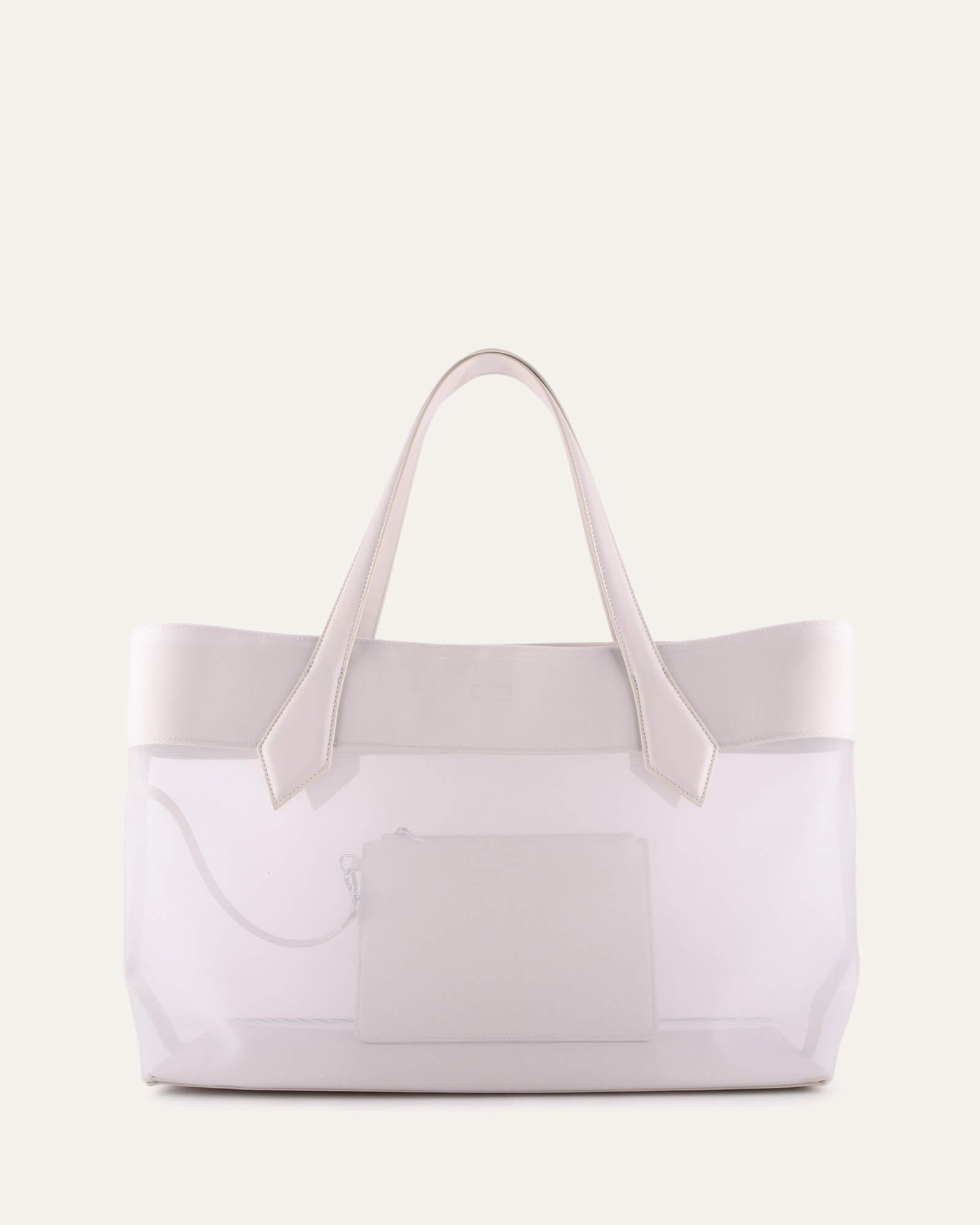 CLEMENT TOTE BAG MILK WHITE MESH image