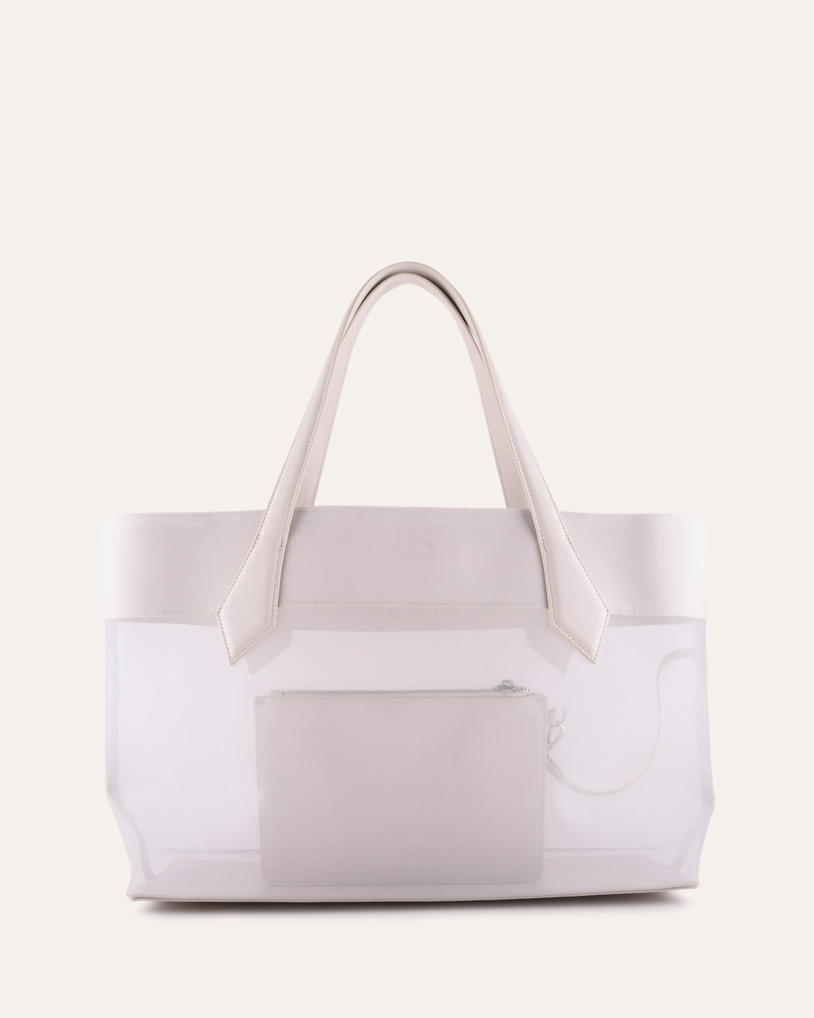 CLEMENT TOTE BAG MILK WHITE MESH image