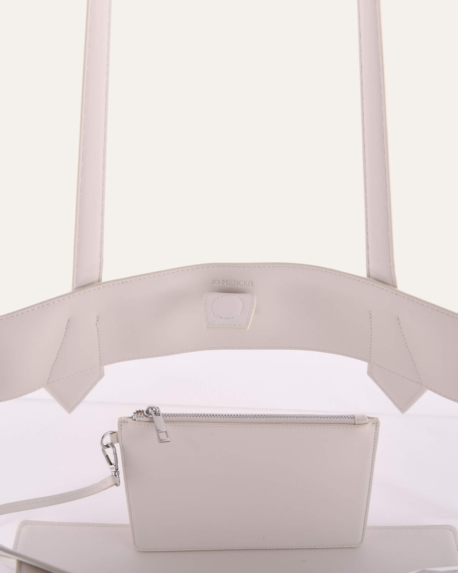 CLEMENT TOTE BAG MILK WHITE MESH image