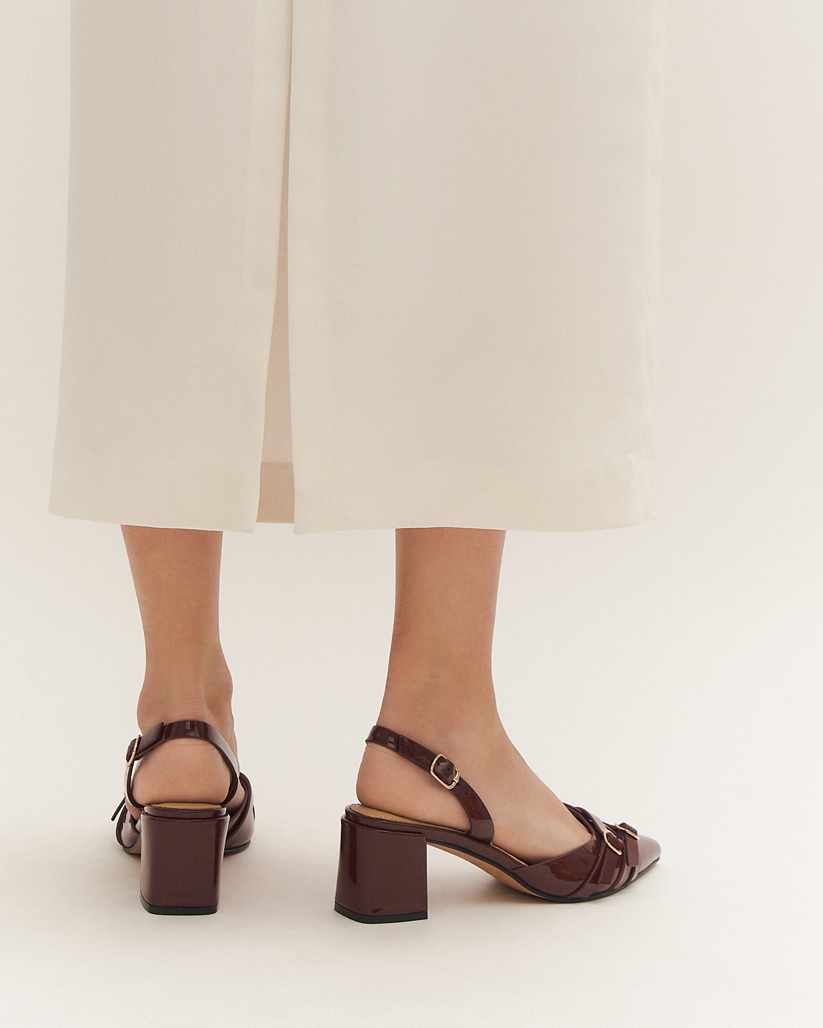 COBY LOW HEELS MULBERRY PATENT image