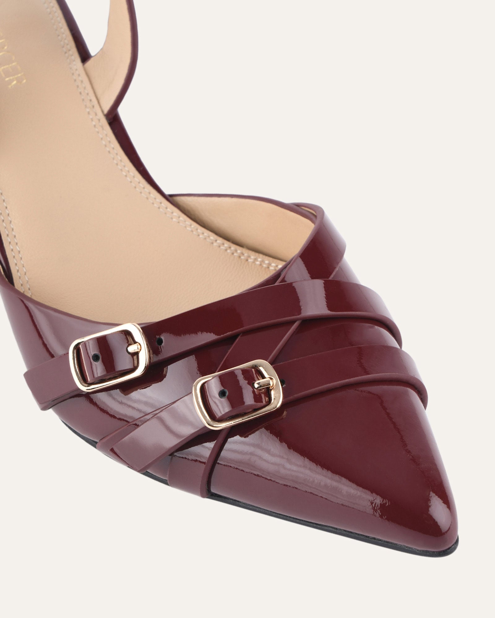 COBY LOW HEELS MULBERRY PATENT image