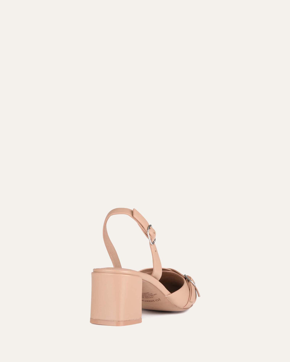 COBY LOW HEELS TAN LEATHER
