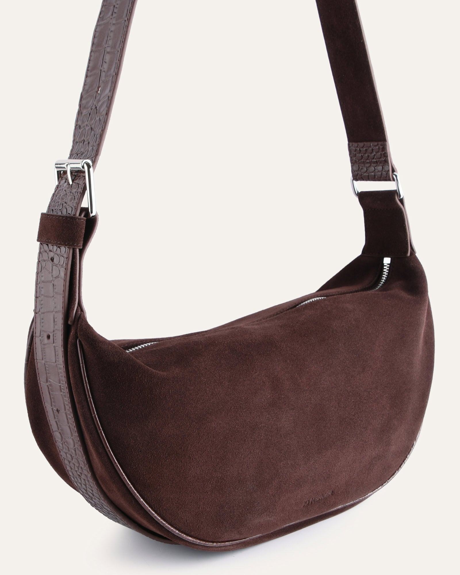 COLBIE CROSSBODY BAG CHOCOLATE SUEDE image