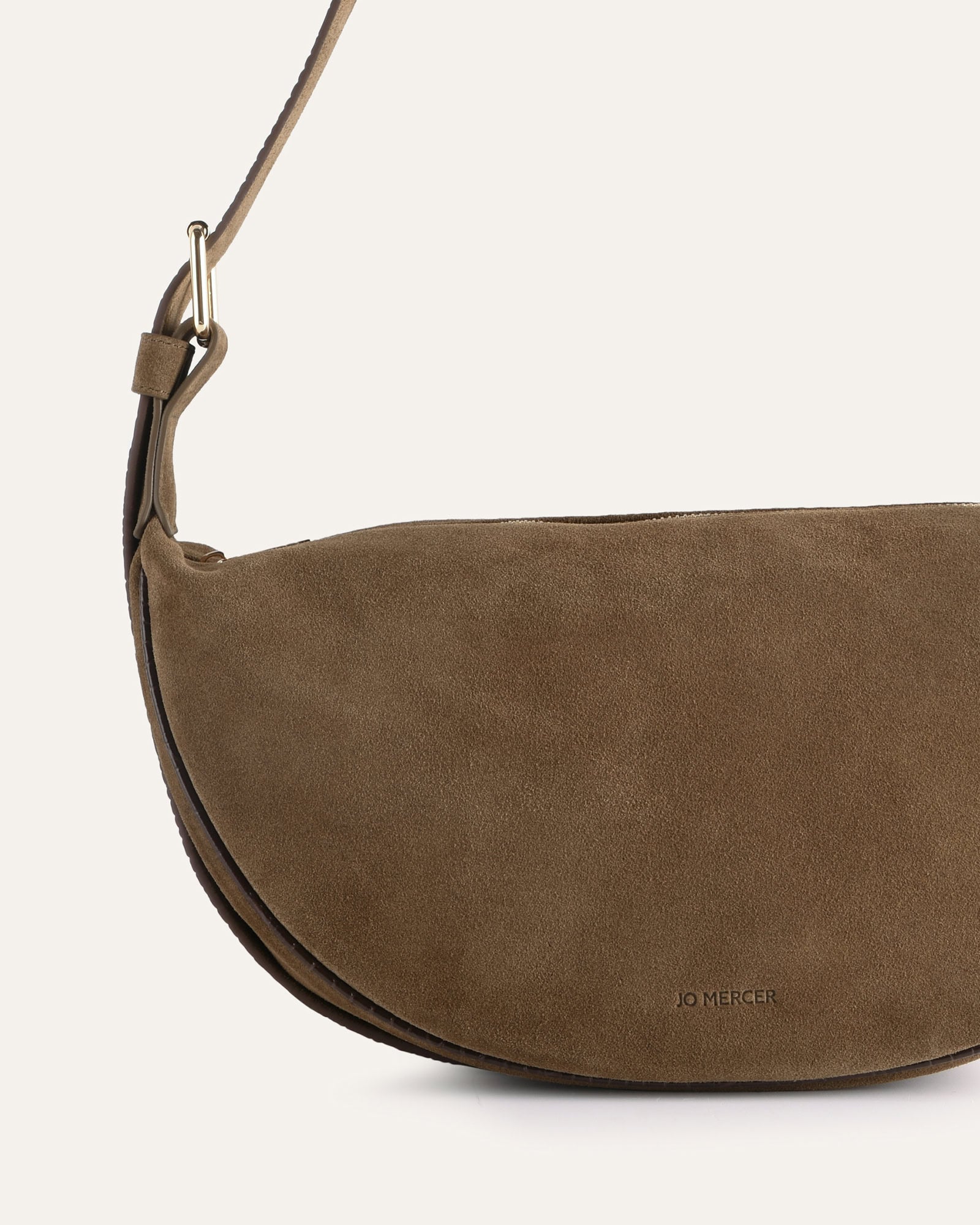 COLBIE CROSSBODY BAG KHAKI SUEDE image
