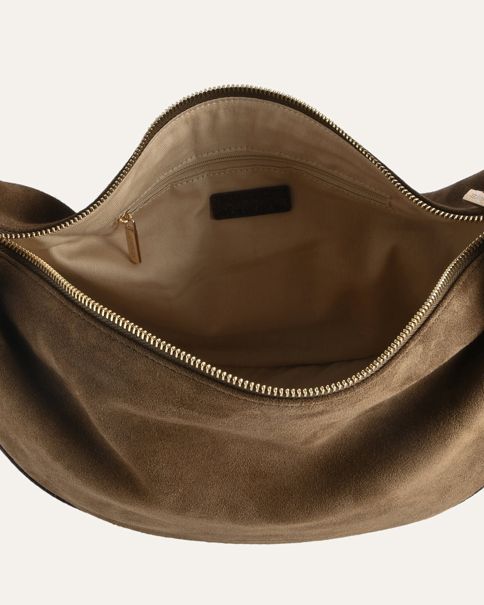 COLBIE CROSSBODY BAG KHAKI SUEDE image
