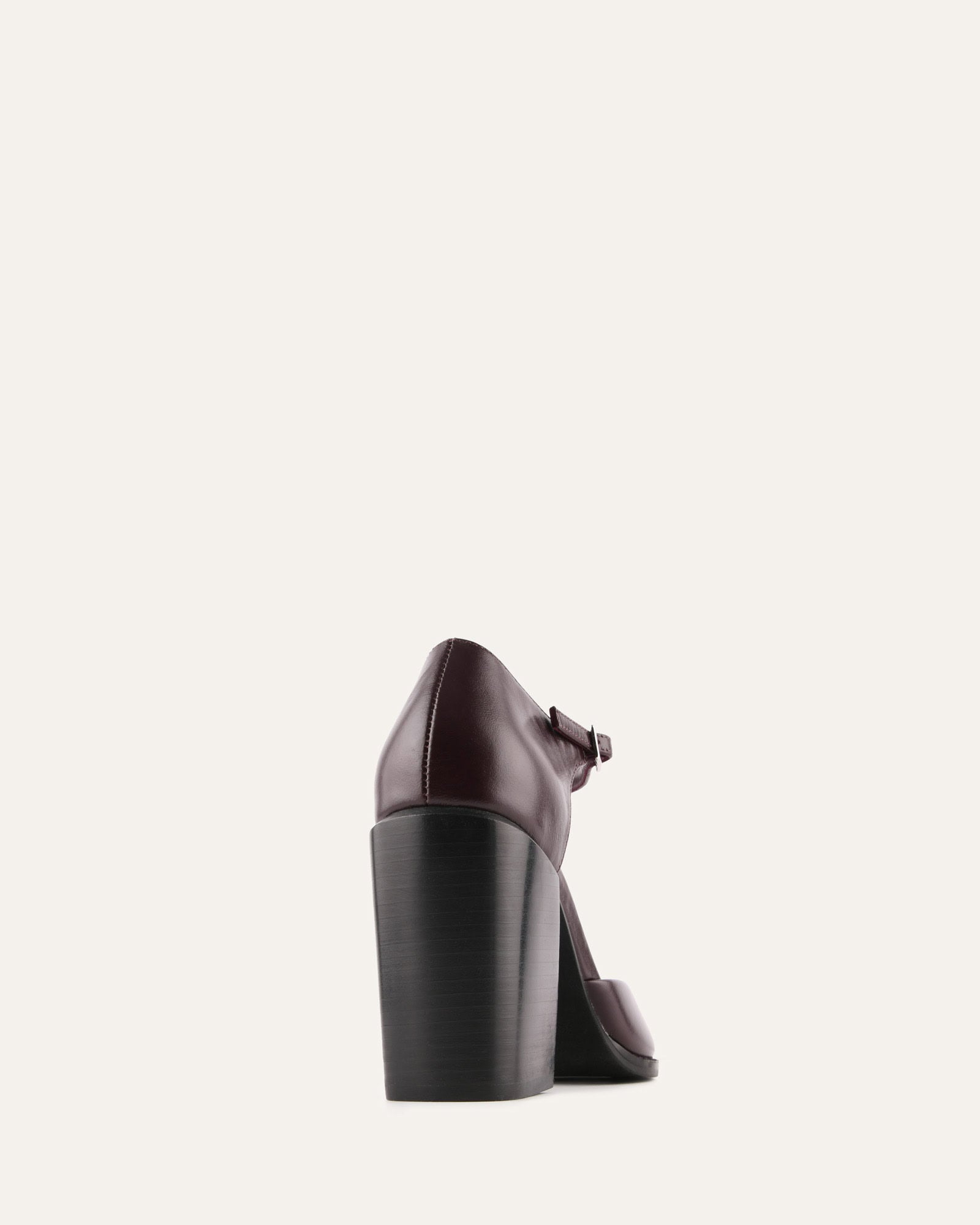 COOPER HIGH HEELS MERLOT LEATHER image