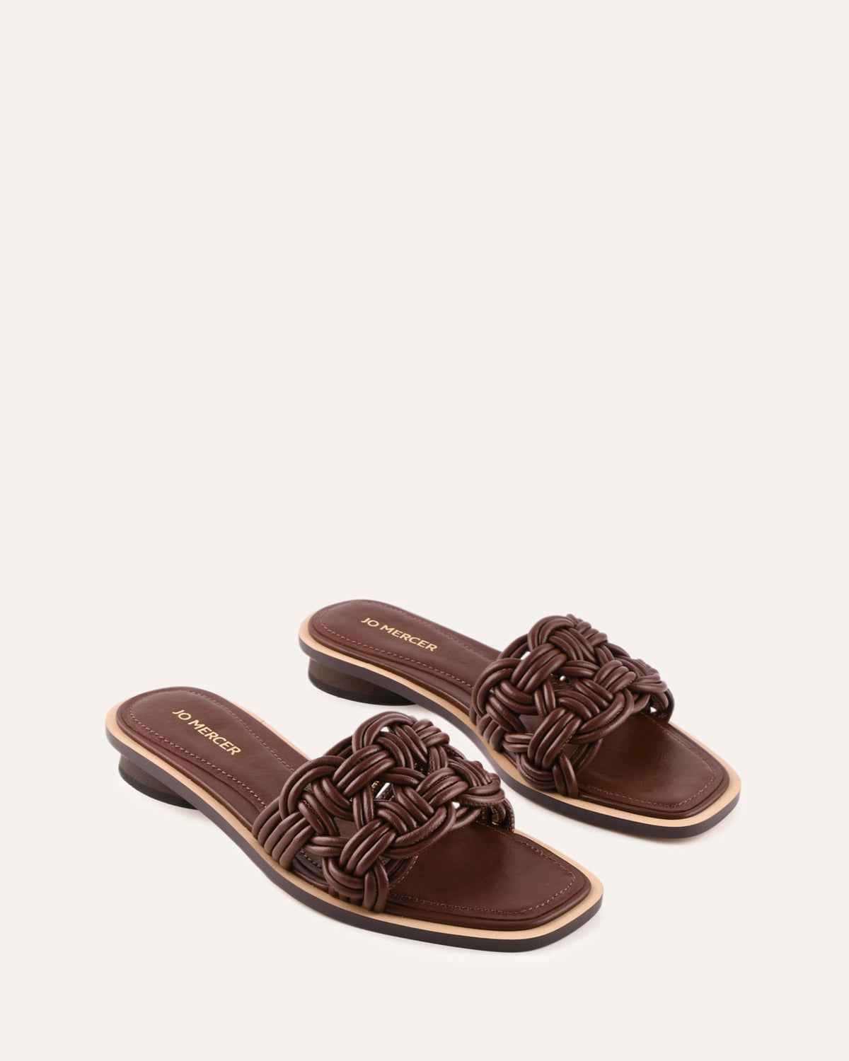 CORTA FLAT SANDALS PECAN LEATHER