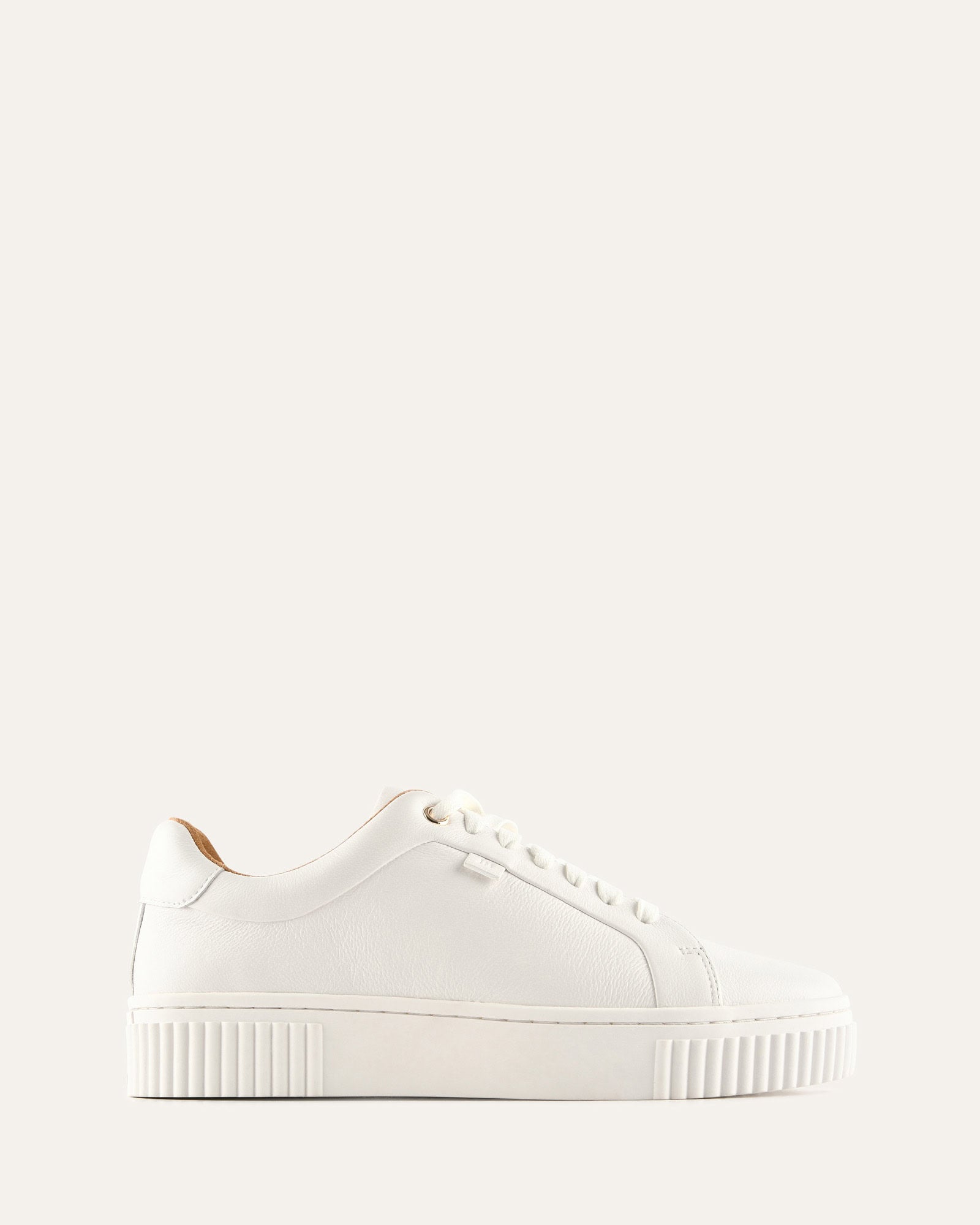CREST SNEAKERS WHITE LEATHER image
