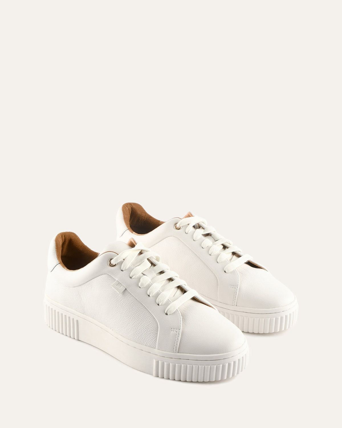 CREST SNEAKERS WHITE LEATHER