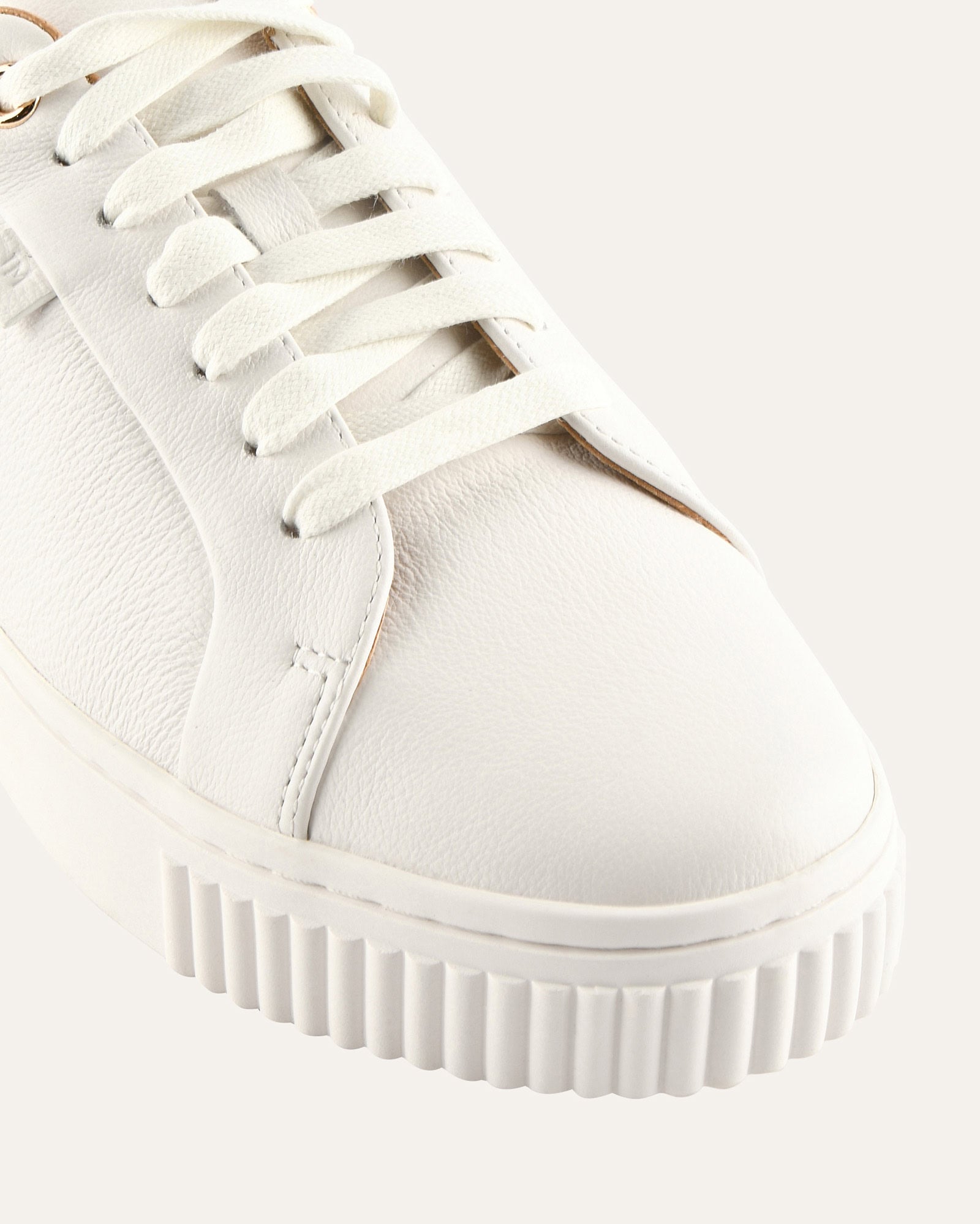 CREST SNEAKERS WHITE LEATHER image