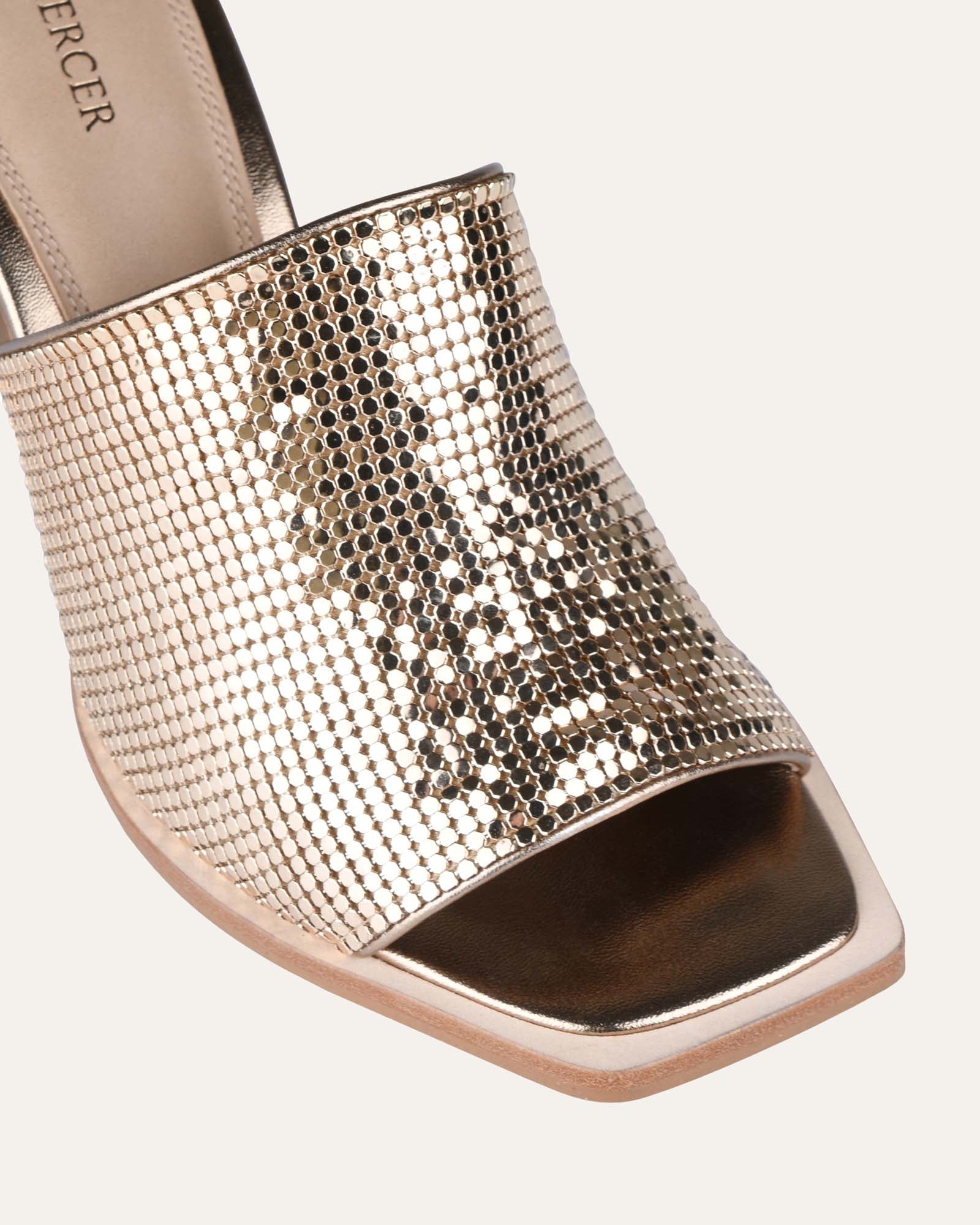 CUPID HIGH HEEL SANDALS GOLD image