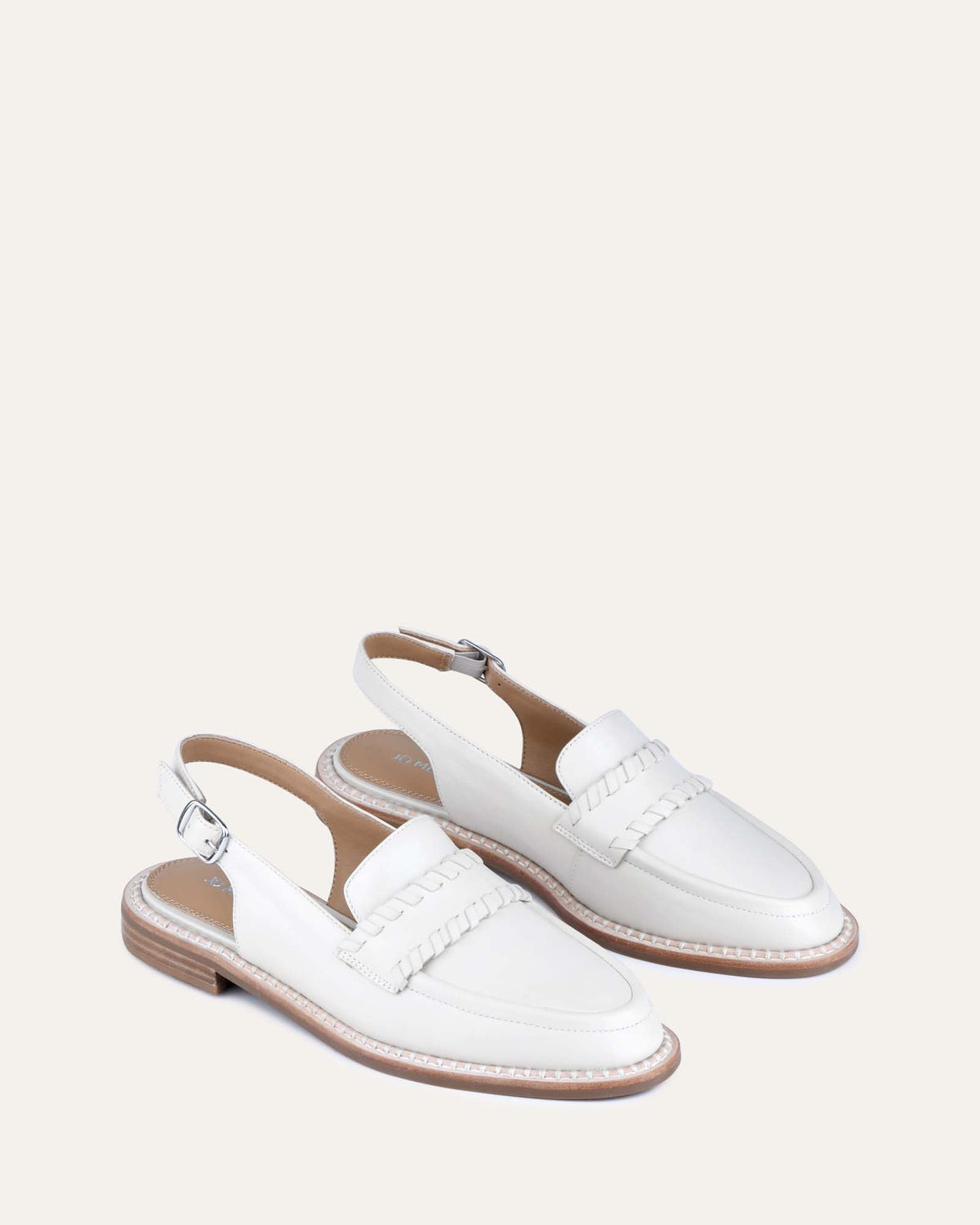 DAHLIA LOAFERS OFF WHITE LEATHER