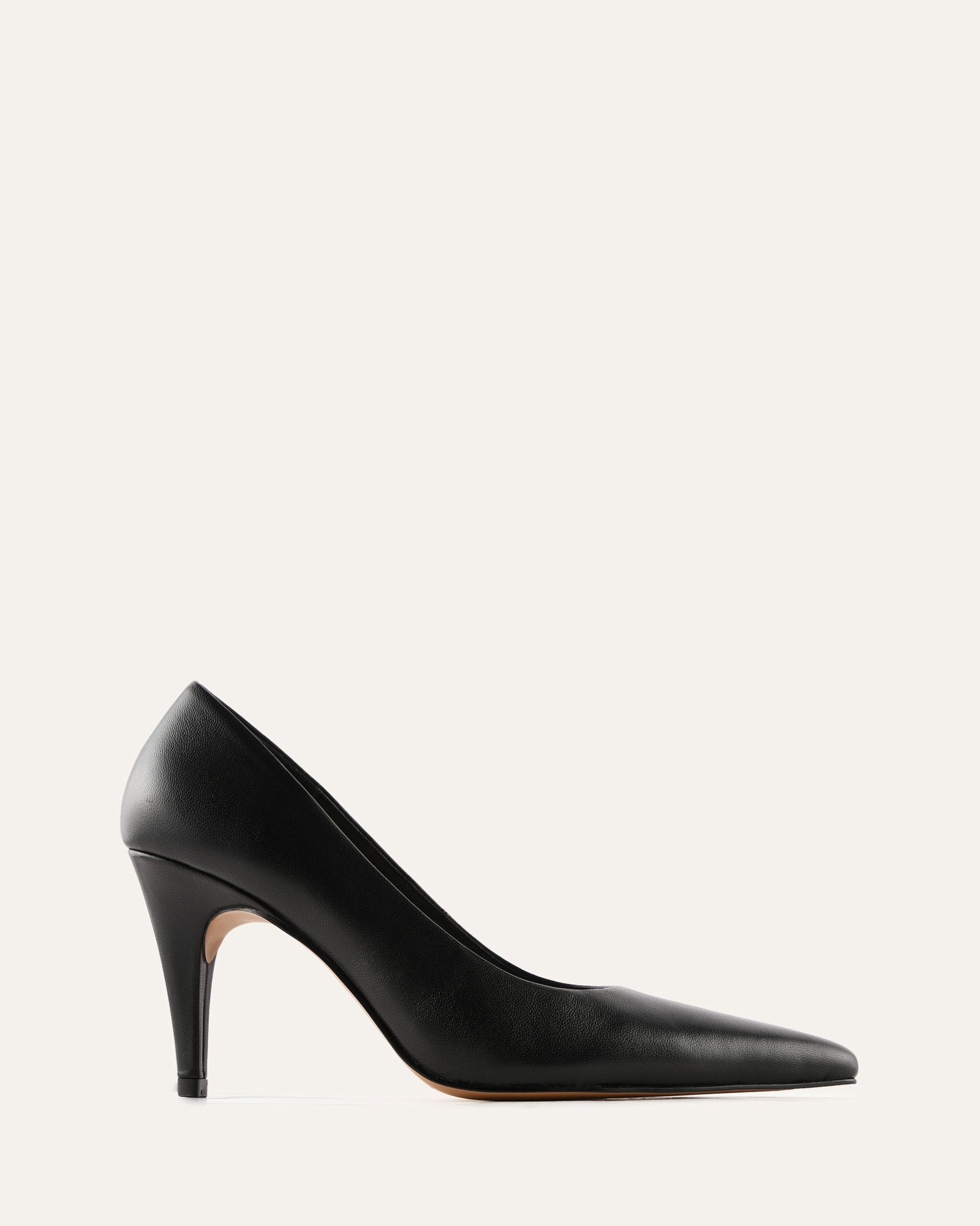 DASH HIGH HEELS BLACK LEATHER image