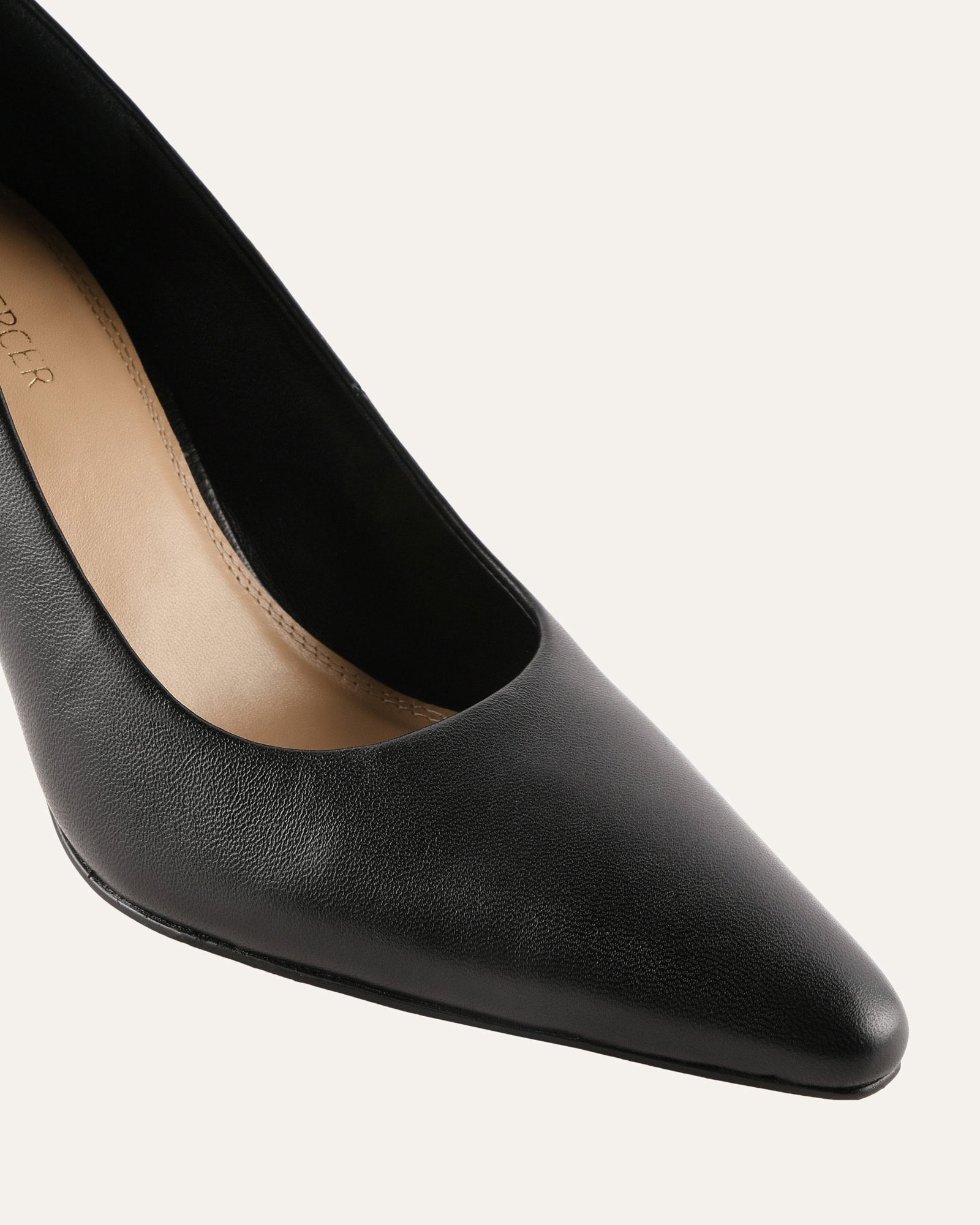 DASH HIGH HEELS BLACK LEATHER image