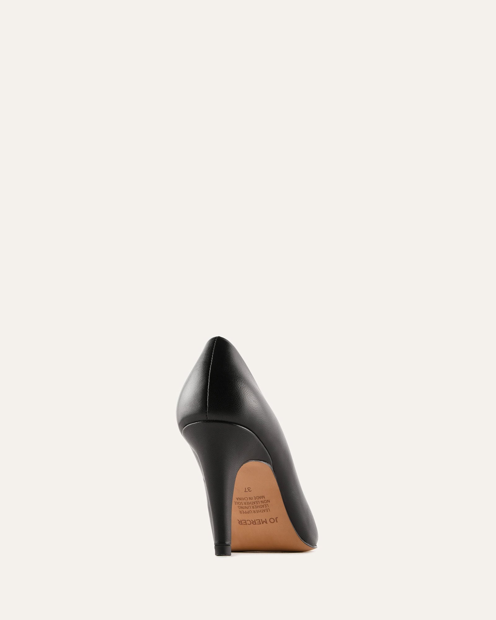 DASH HIGH HEELS BLACK LEATHER image
