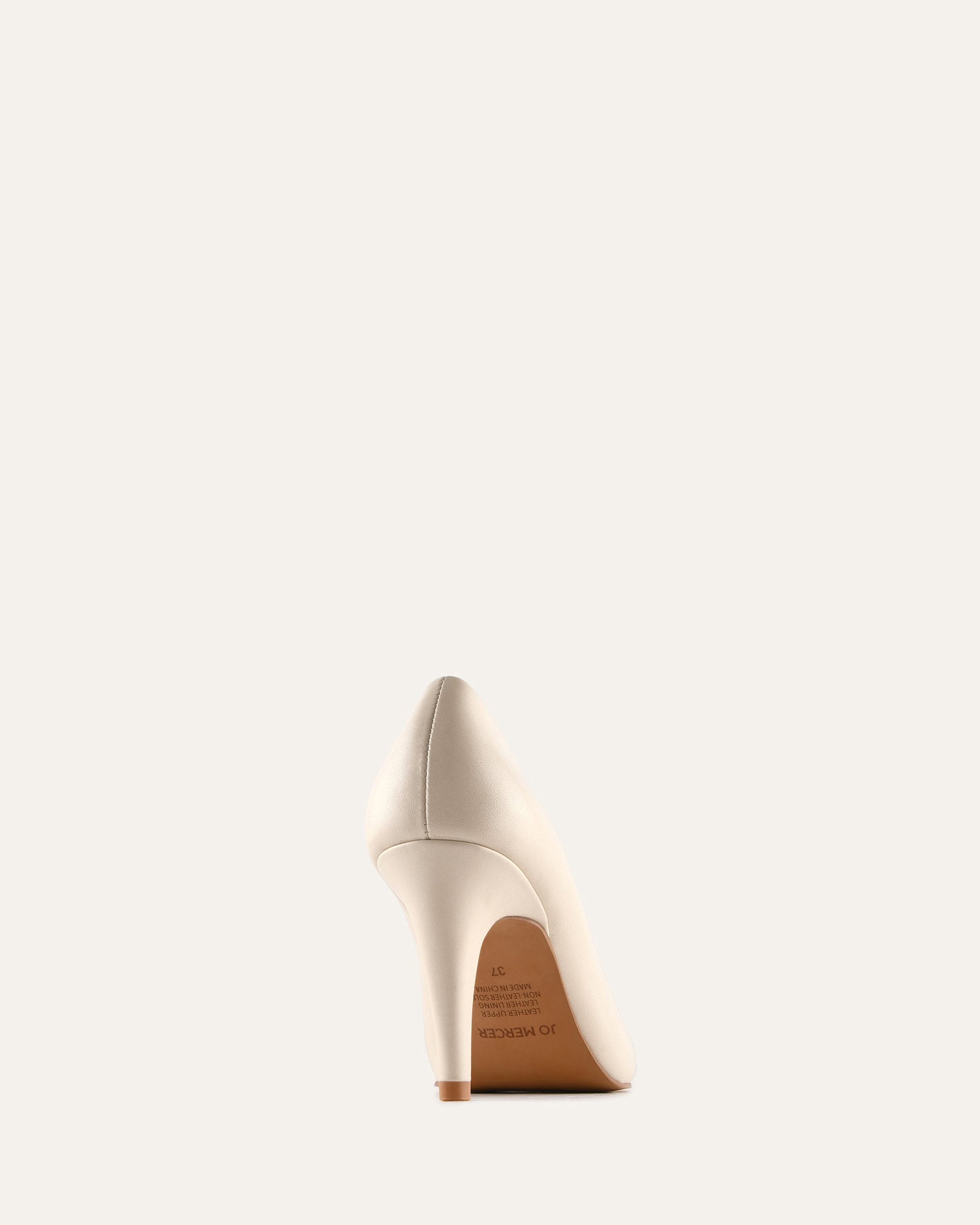 DASH HIGH HEELS OFF WHITE LEATHER image
