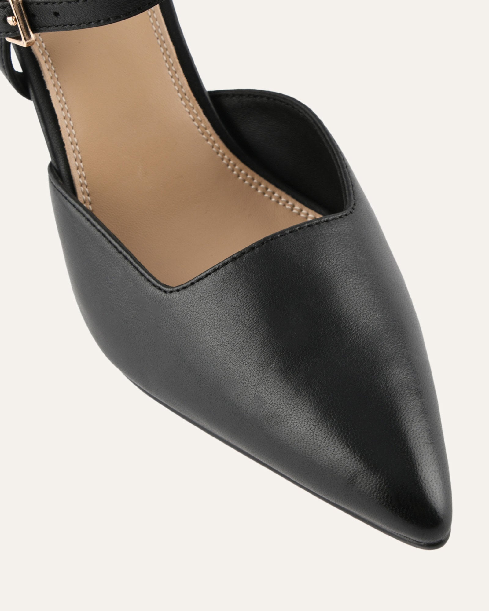 DAWN HIGH HEELS BLACK LEATHER image