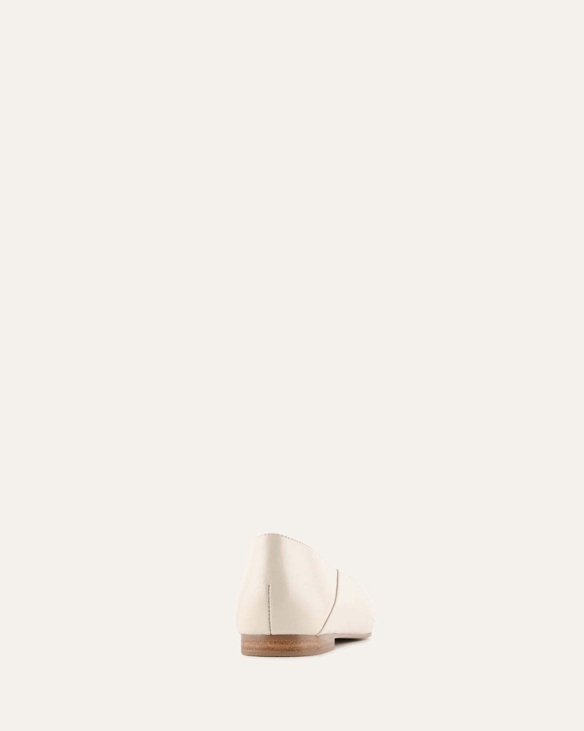 DIXON BALLET FLATS OFF WHITE LEATHER