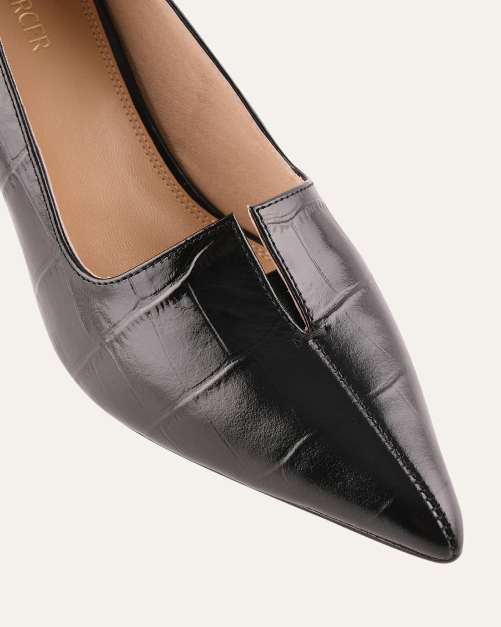 DOMINIQUE HIGH HEELS BLACK CROC image