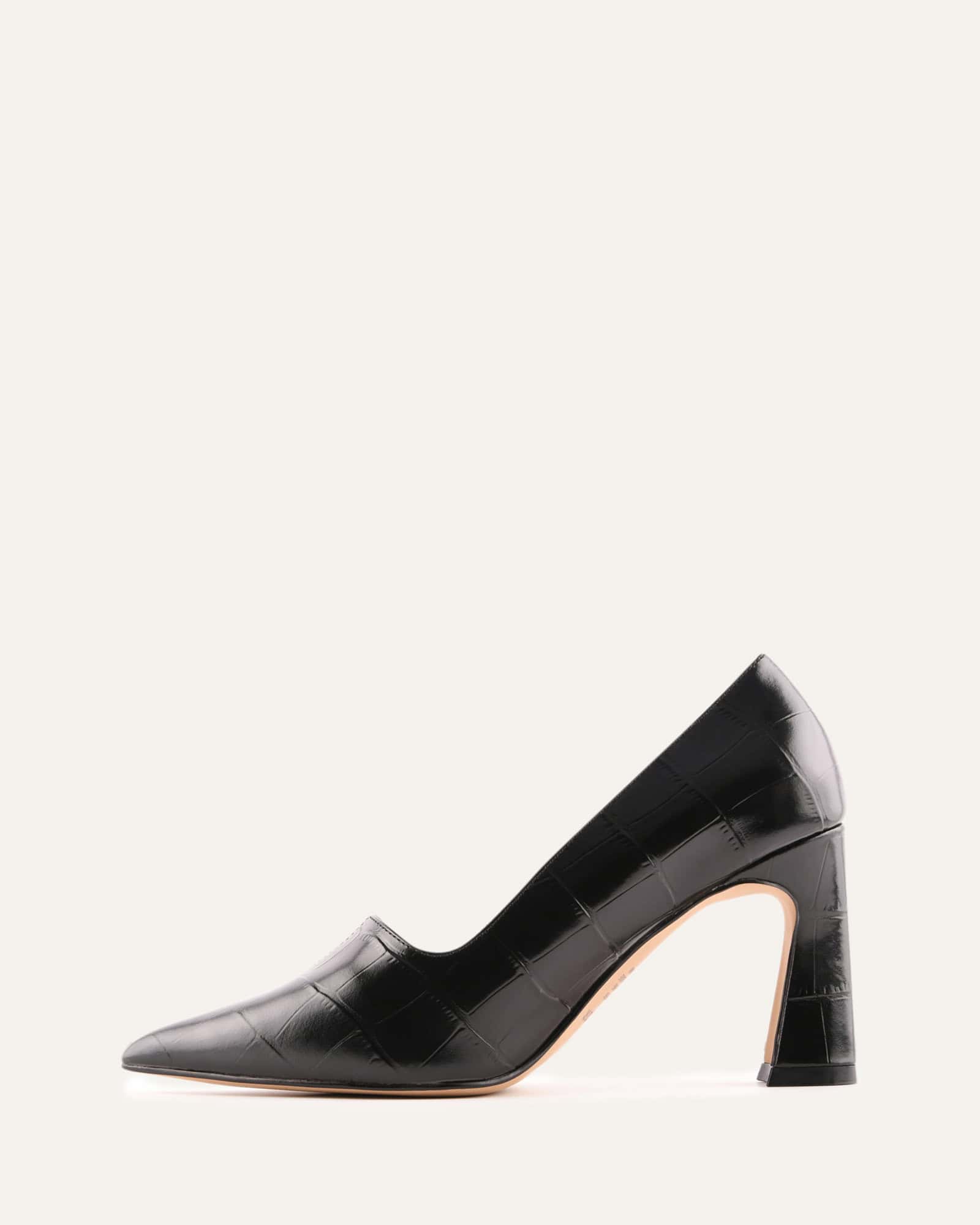 DOMINIQUE HIGH HEELS BLACK CROC image